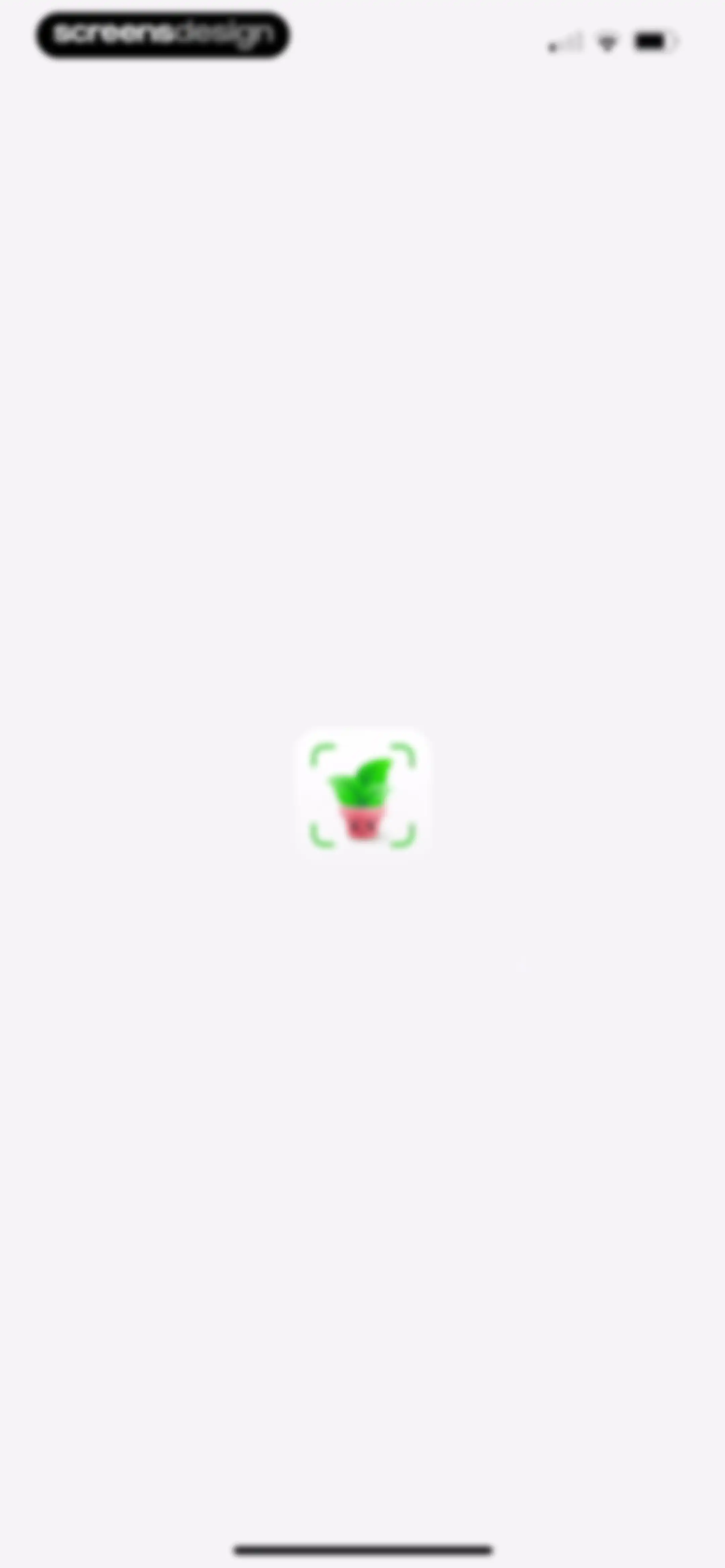Plant Identifier & Care App screen 2