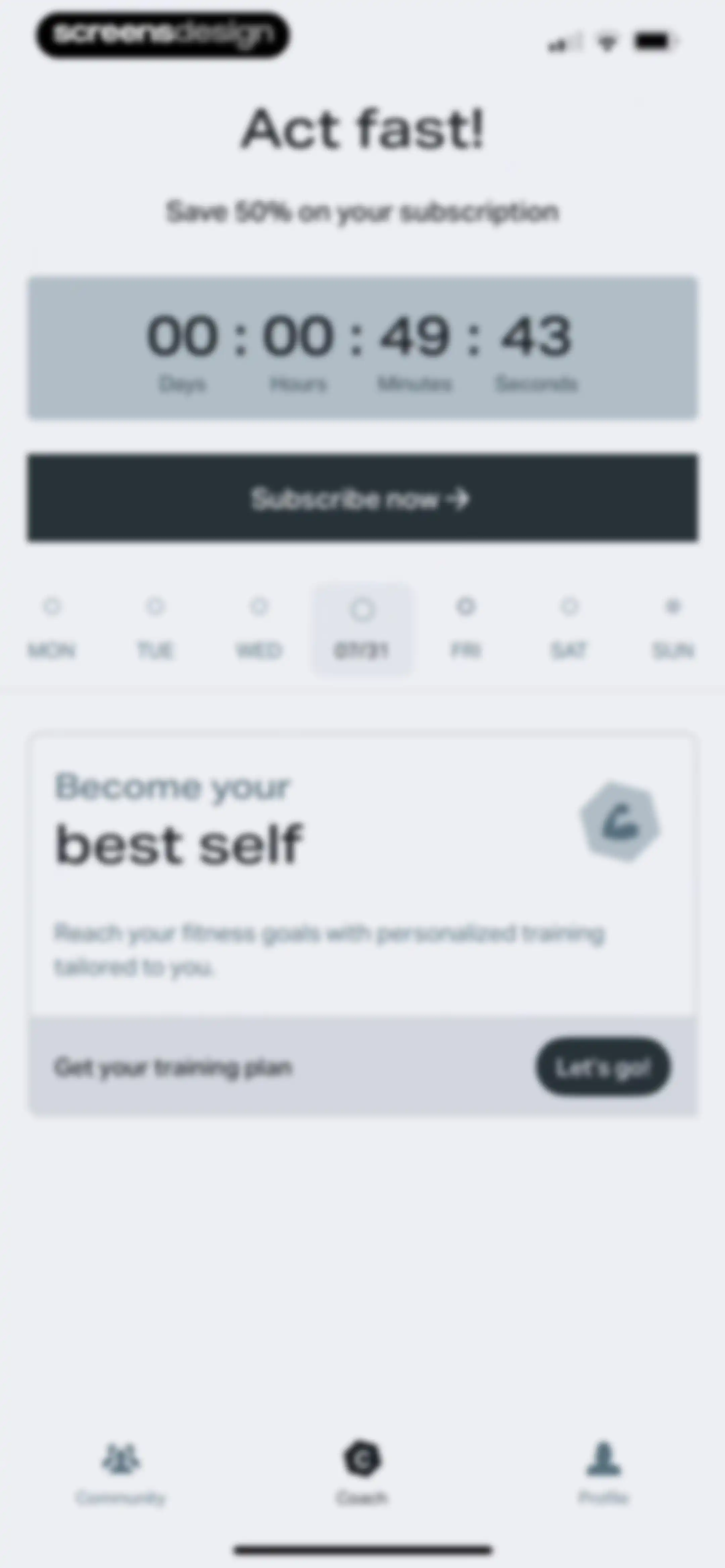 Freeletics: Workouts & Fitness screen 55
