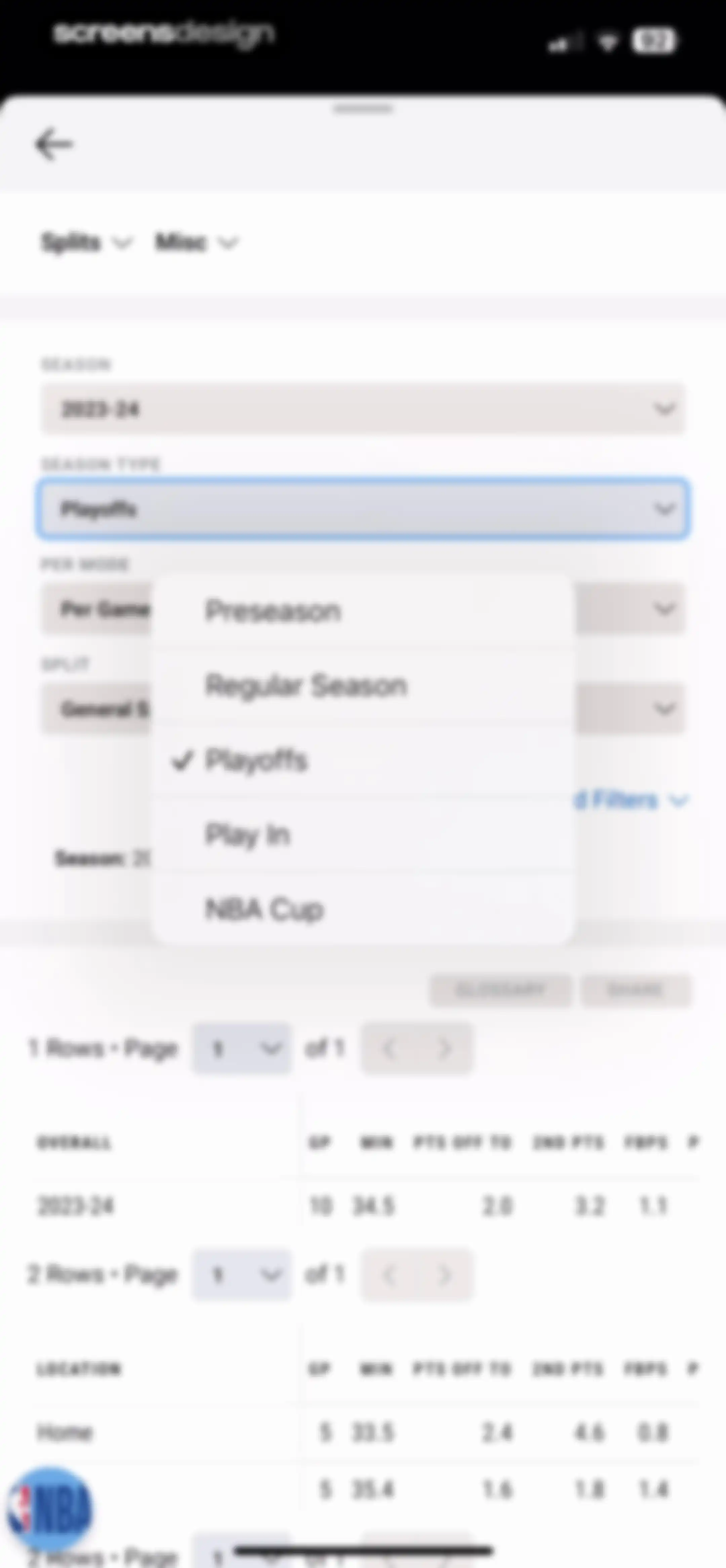 NBA: Live Games & Scores screen 41