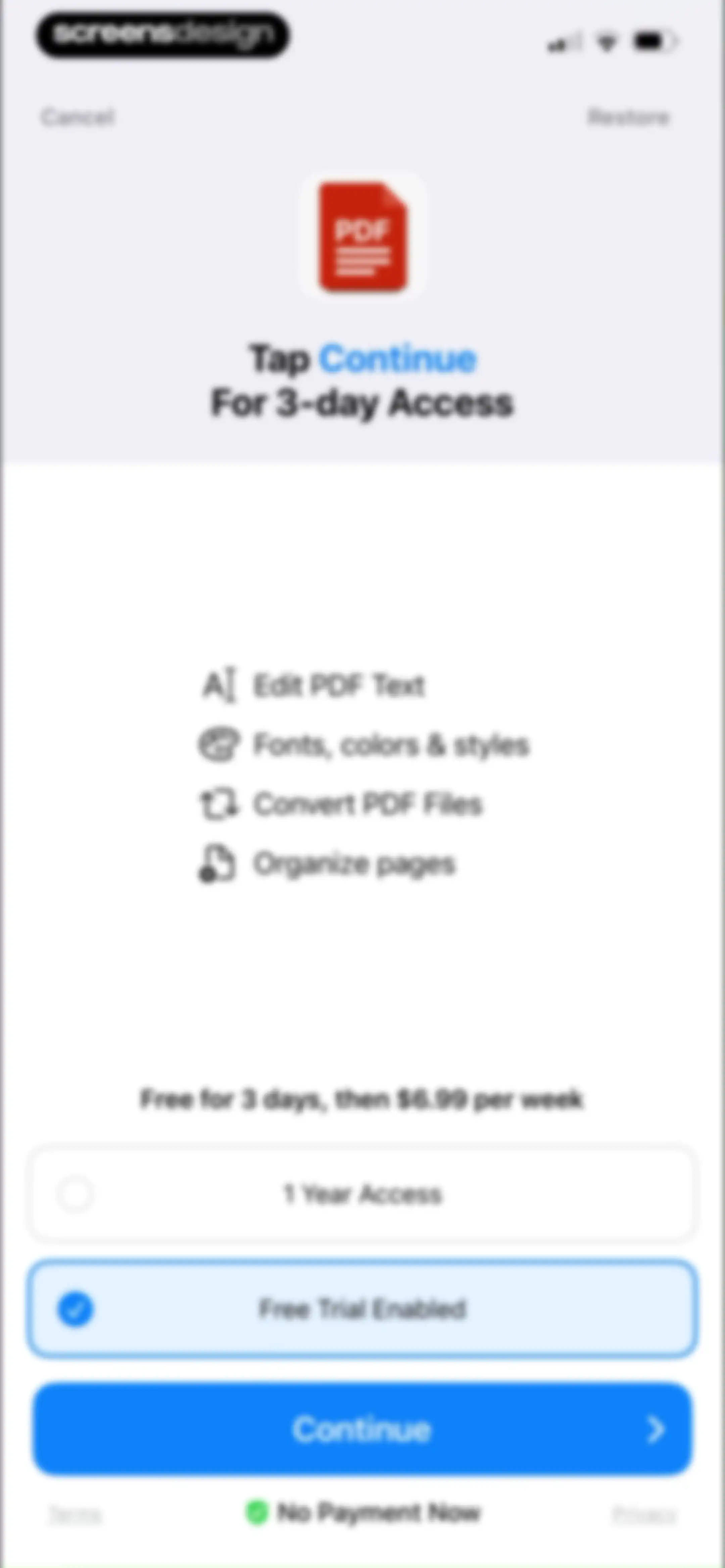 PDF Editor ® screen 8