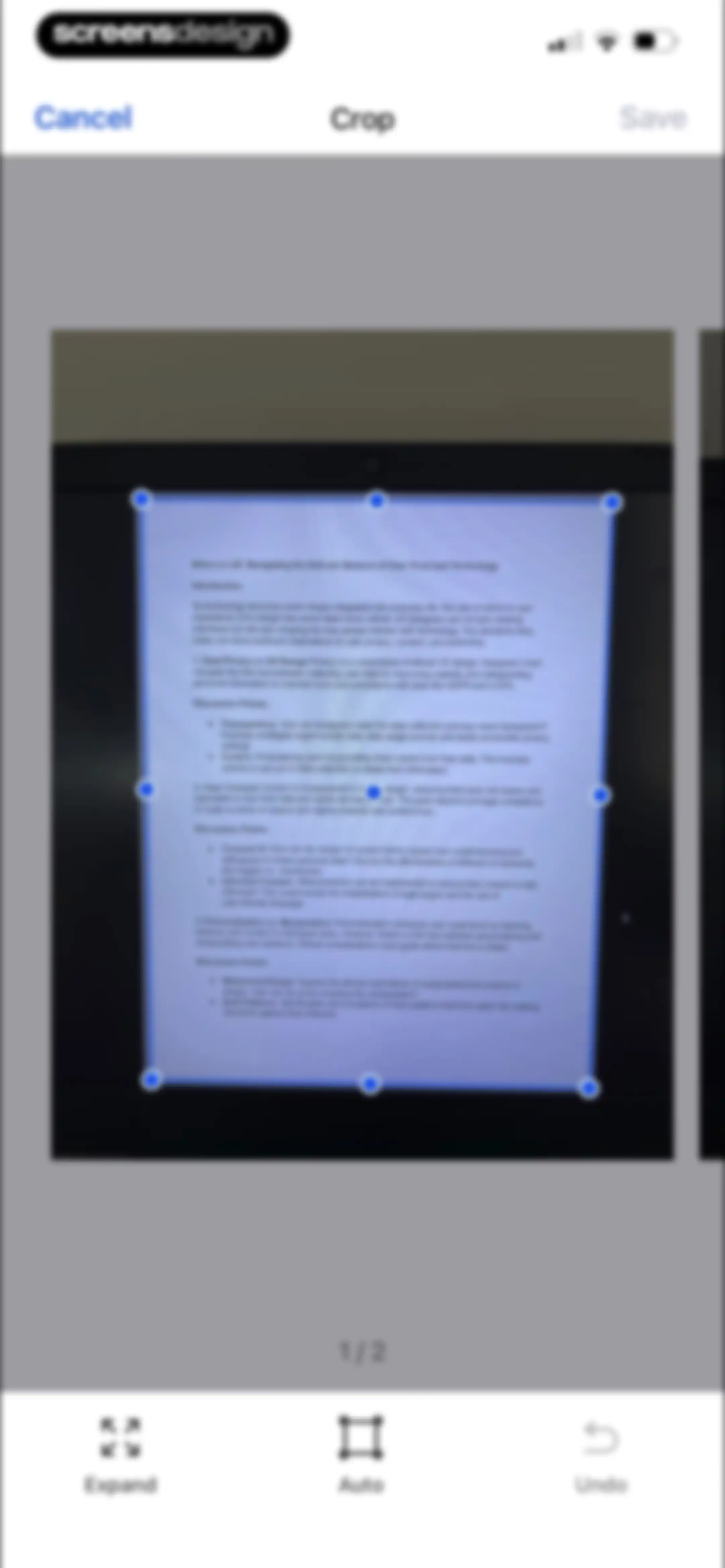 Forma: PDF Document Editor screen 109