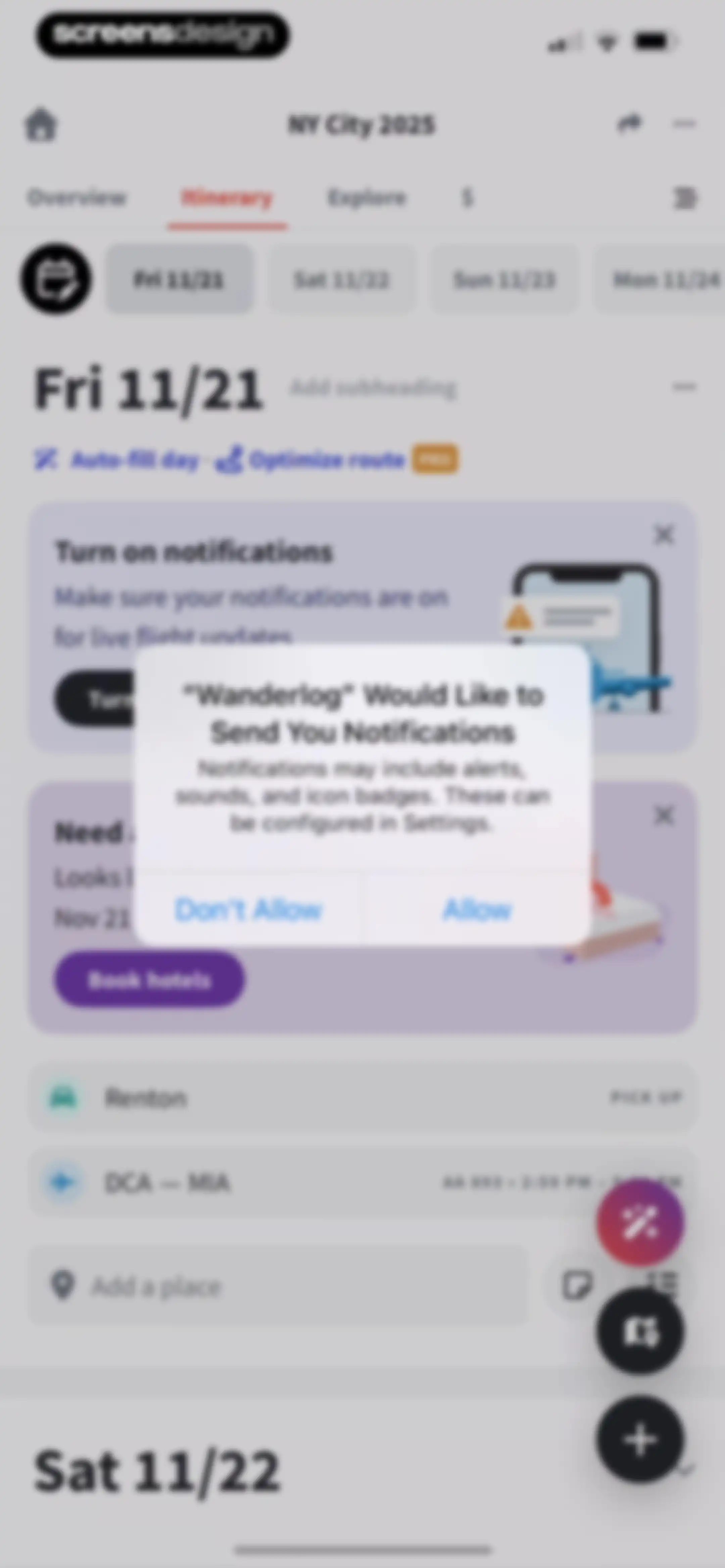 Wanderlog - Travel Planner screen 138
