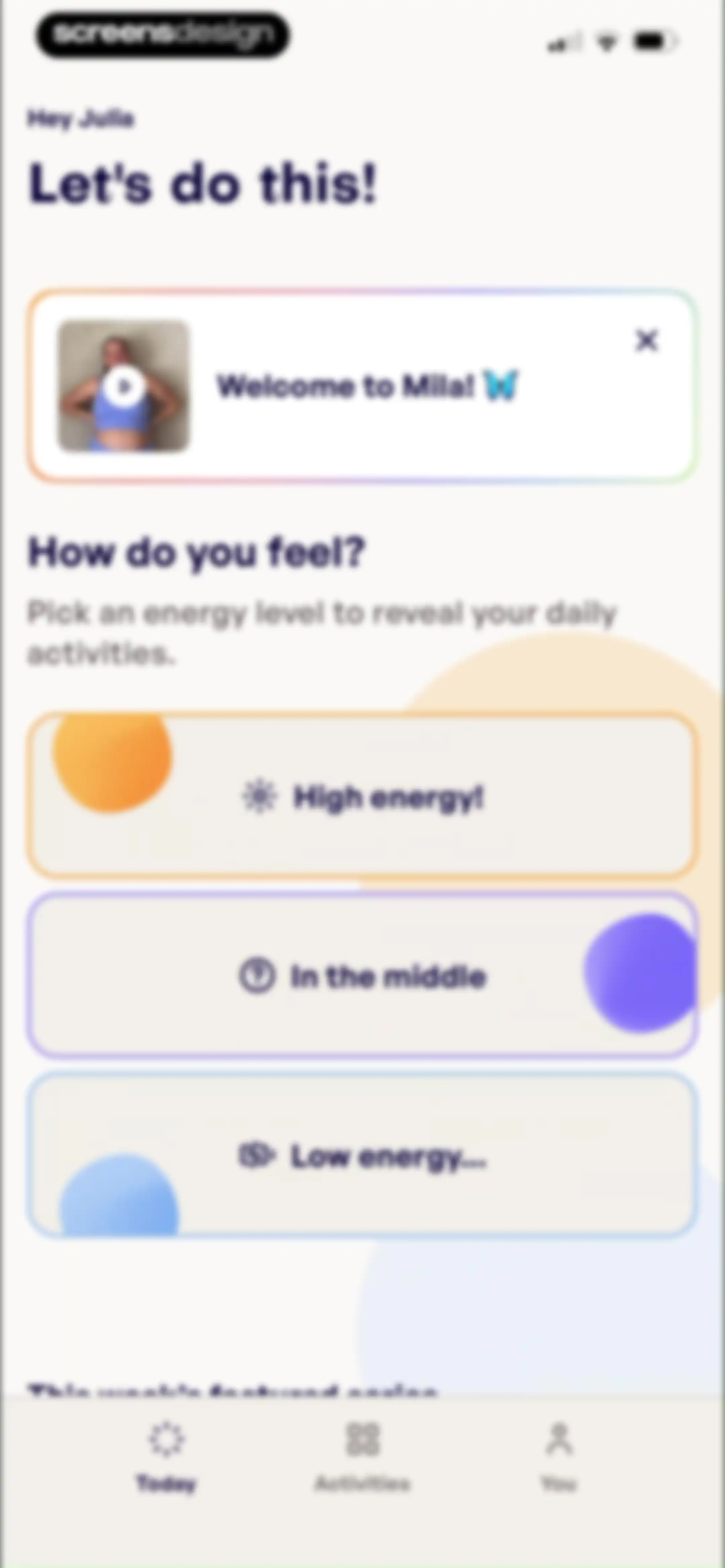 Mila: Home Workout & Fitness screen 20