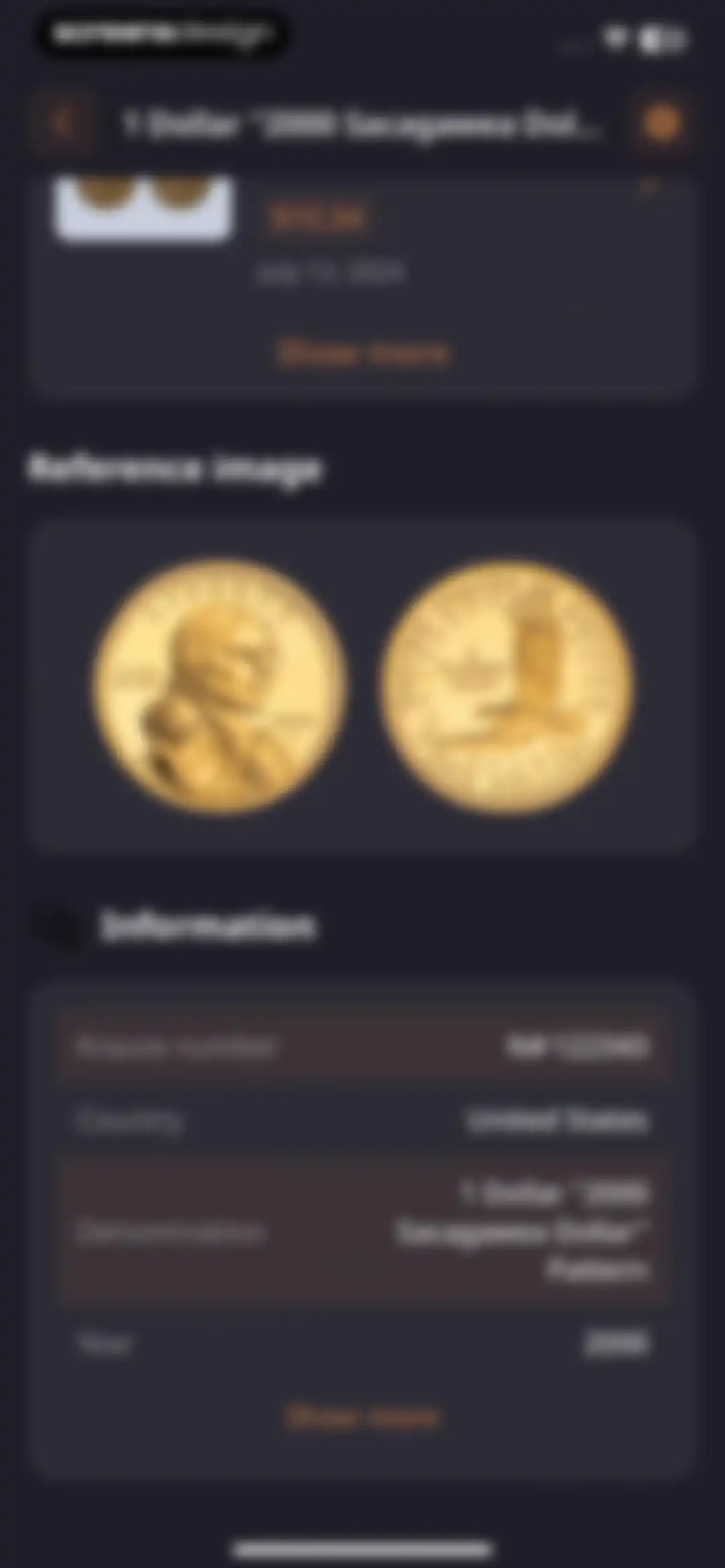 ScanCoin: identify & check screen 31