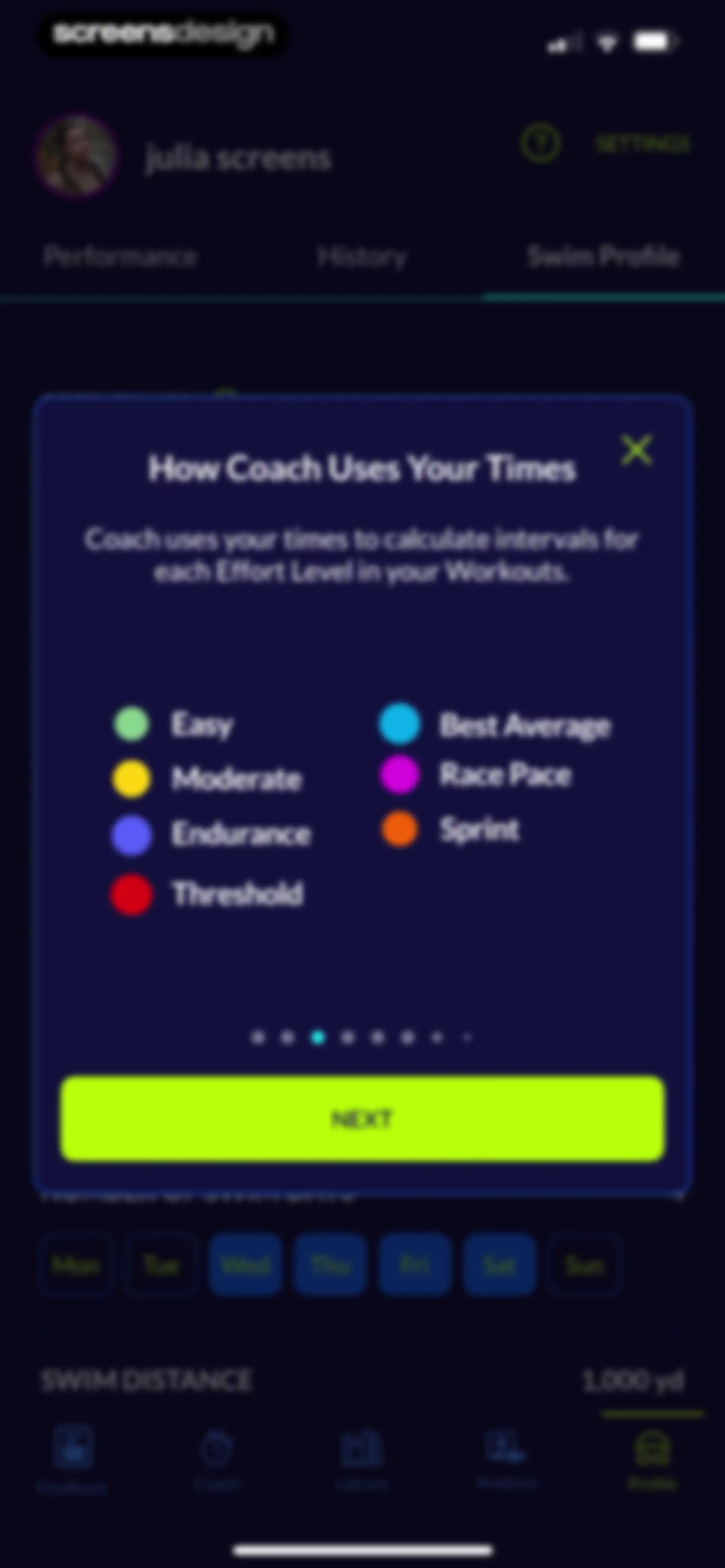 MySwimPro: #1 Swim Workout App screen 183