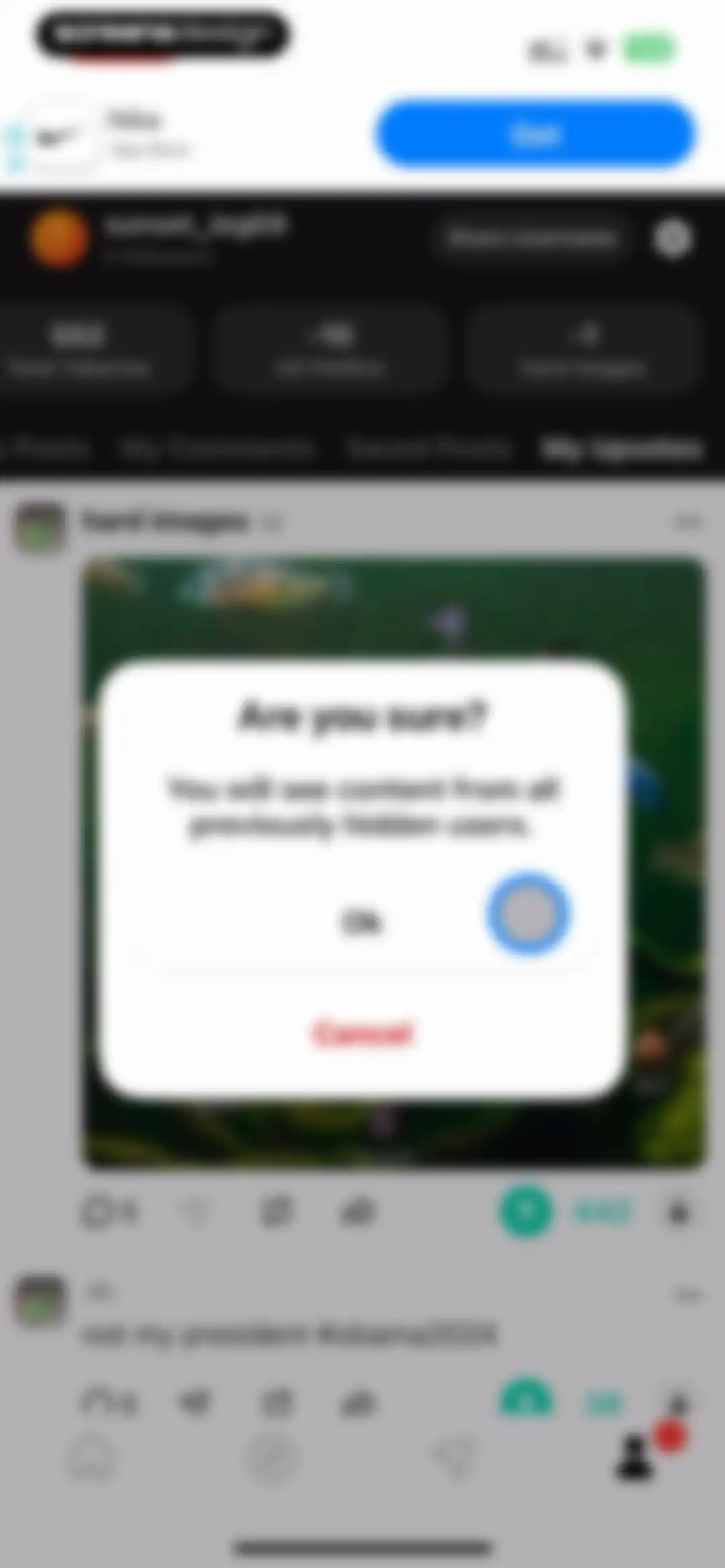 Yik Yak screen 77