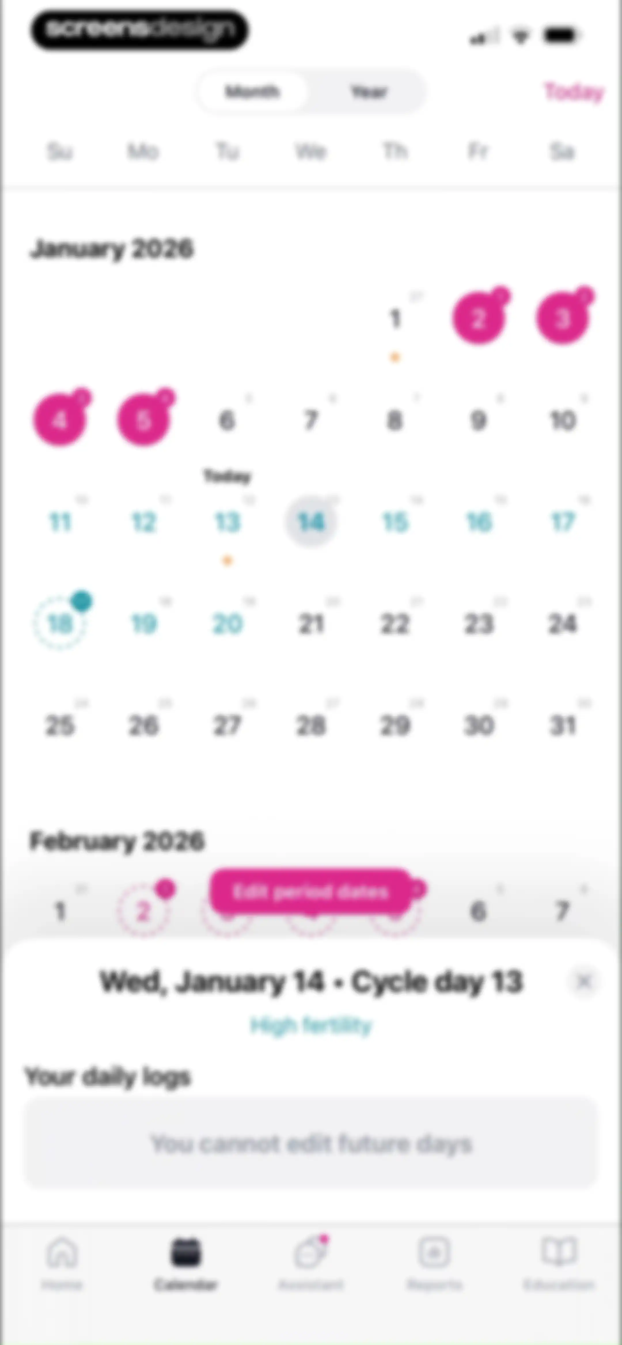 Pregmate Ovulation Tracker screen 98