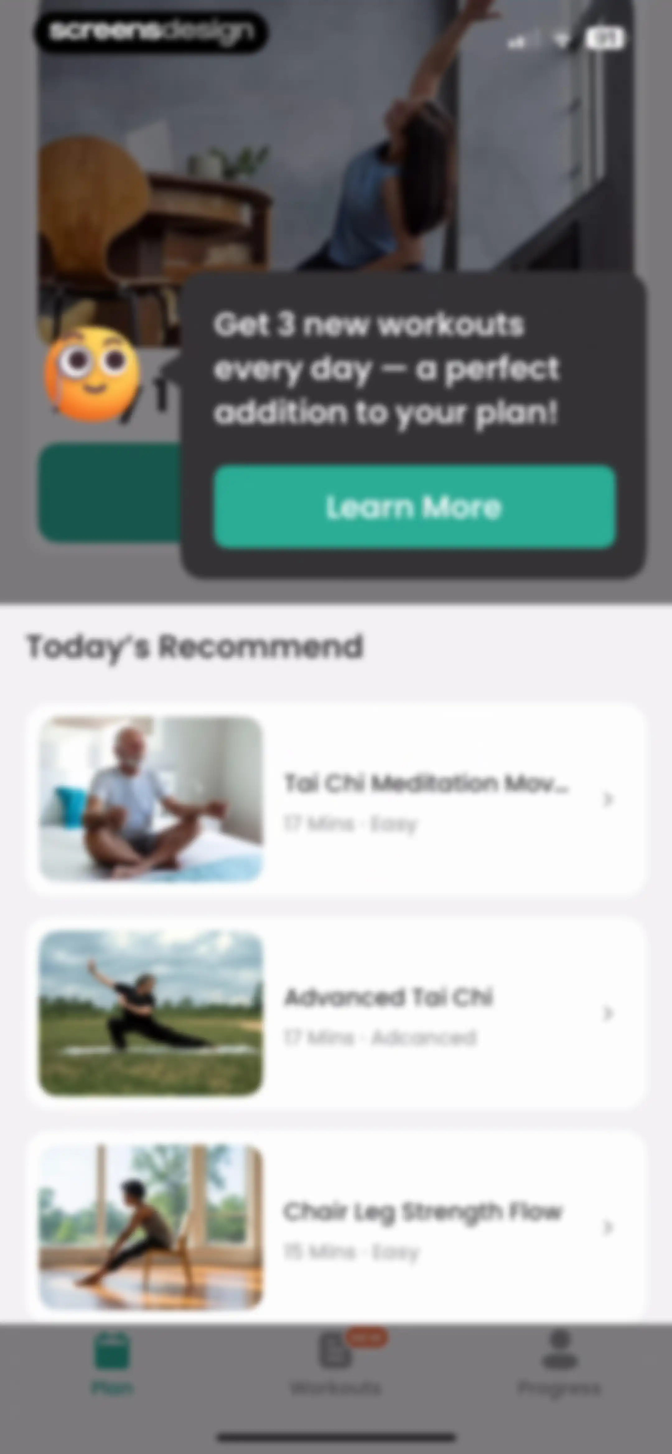 Workout for Seniors: SeniorFit screen 59