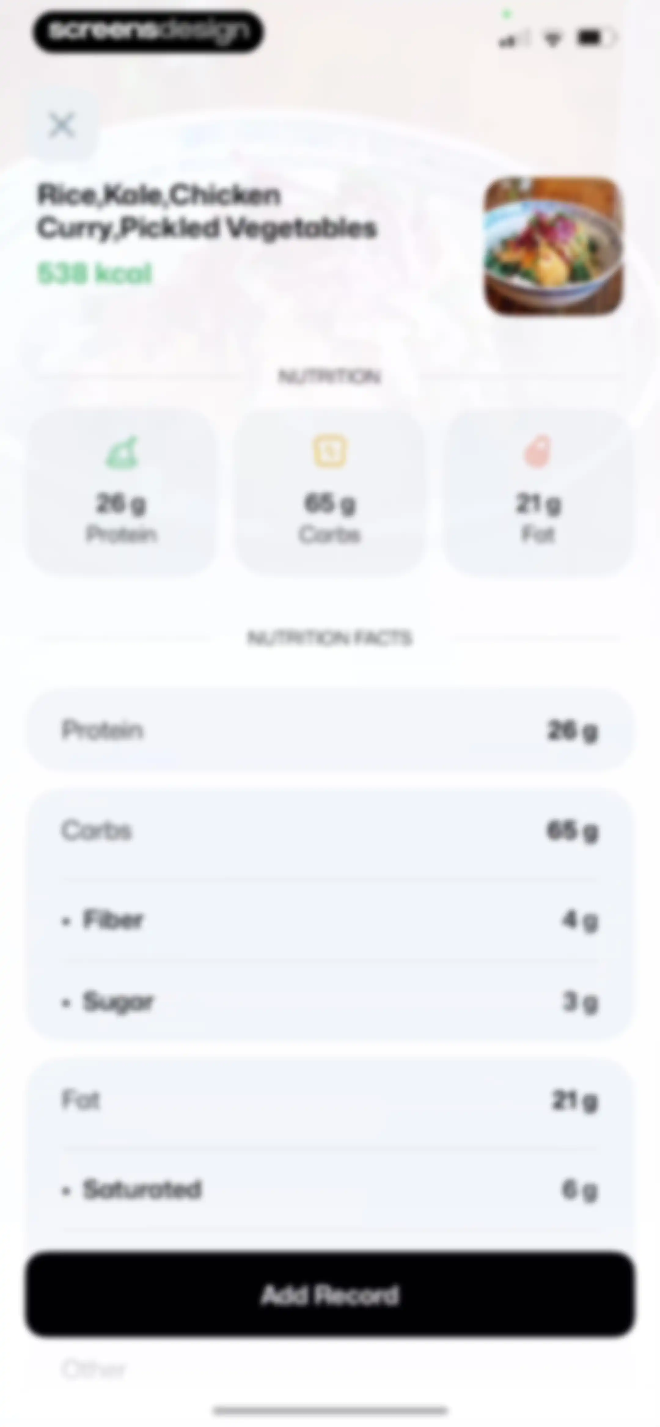 Wellance – AI Health & Balance screen 63