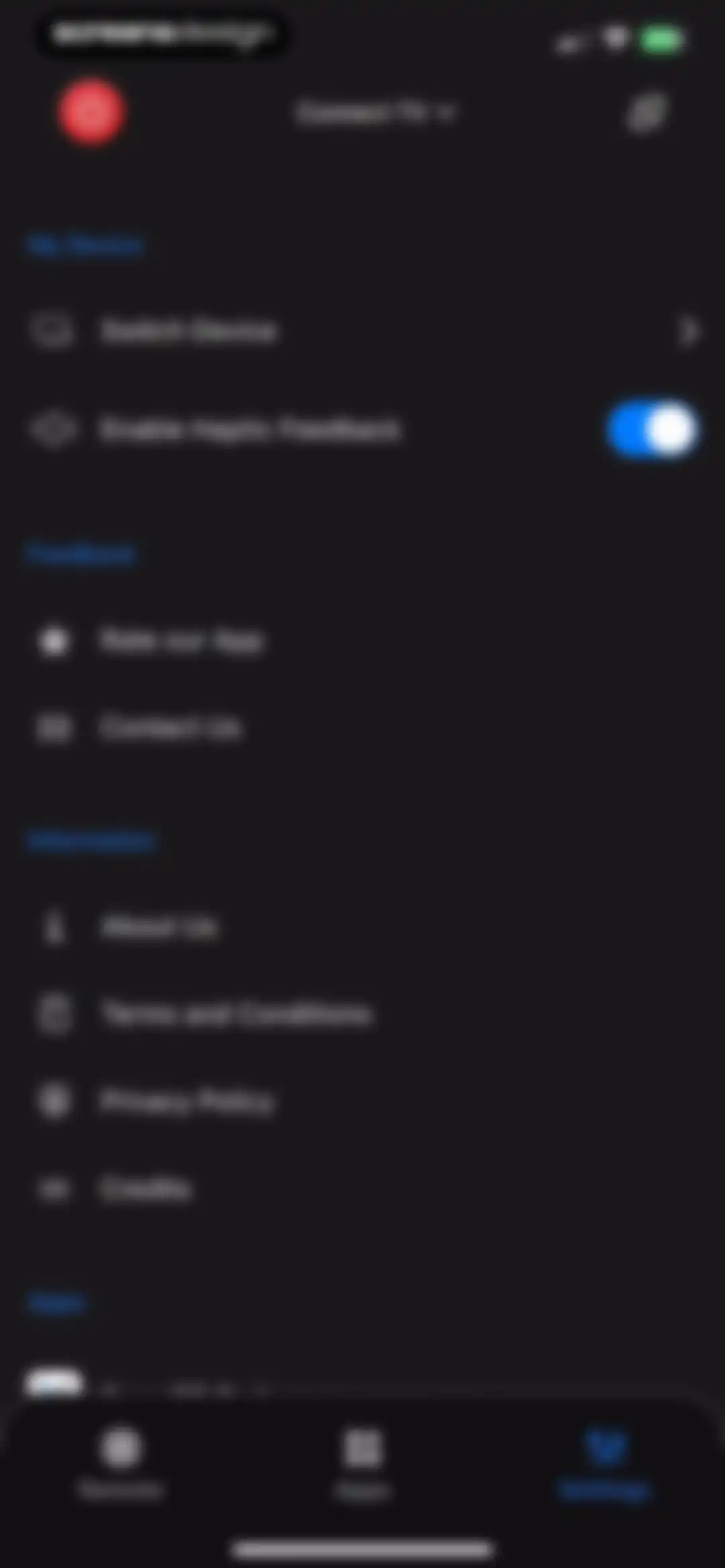 Connect TV Remote screen 13