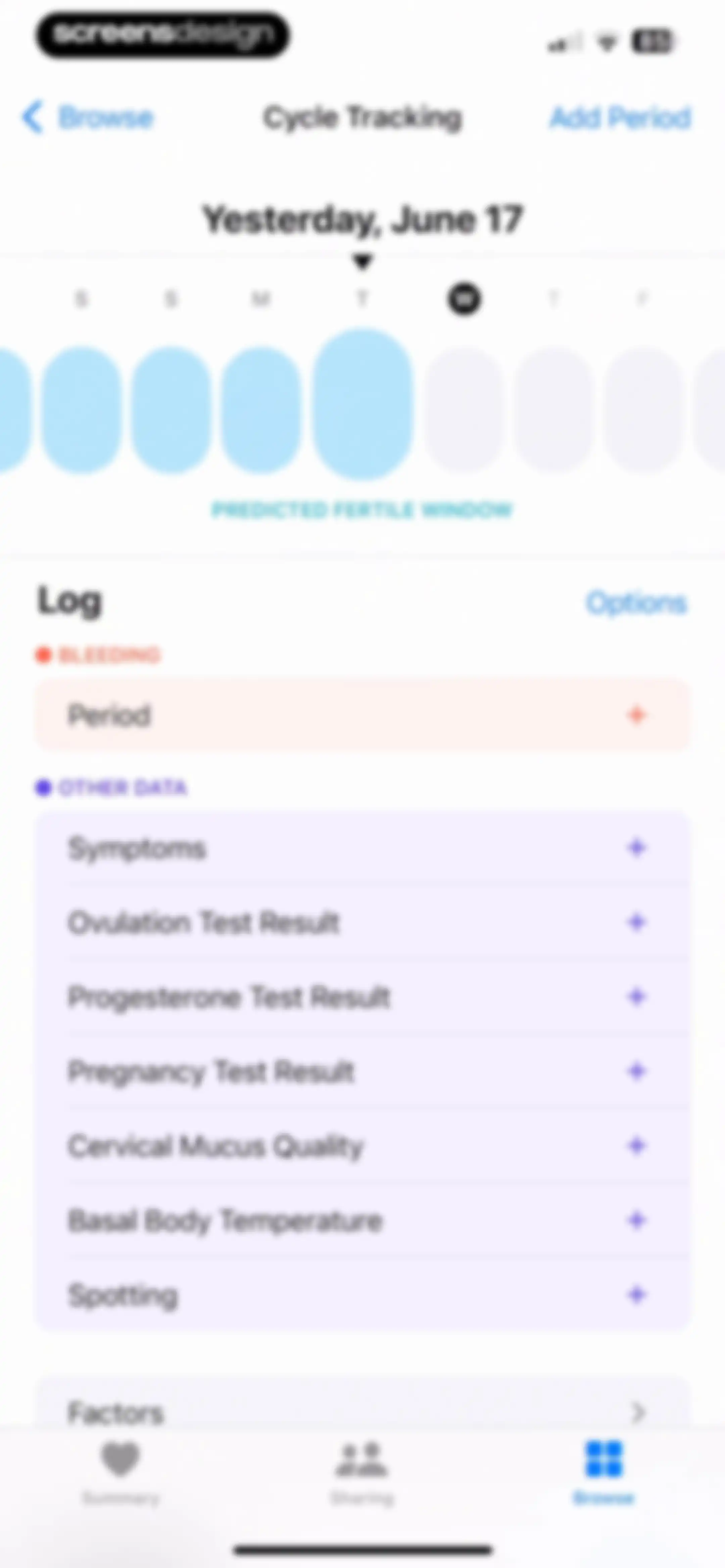 Apple Health screen 91