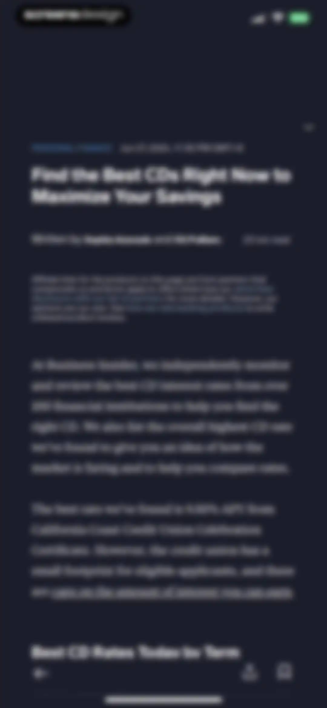 Business Insider: News & more screen 10
