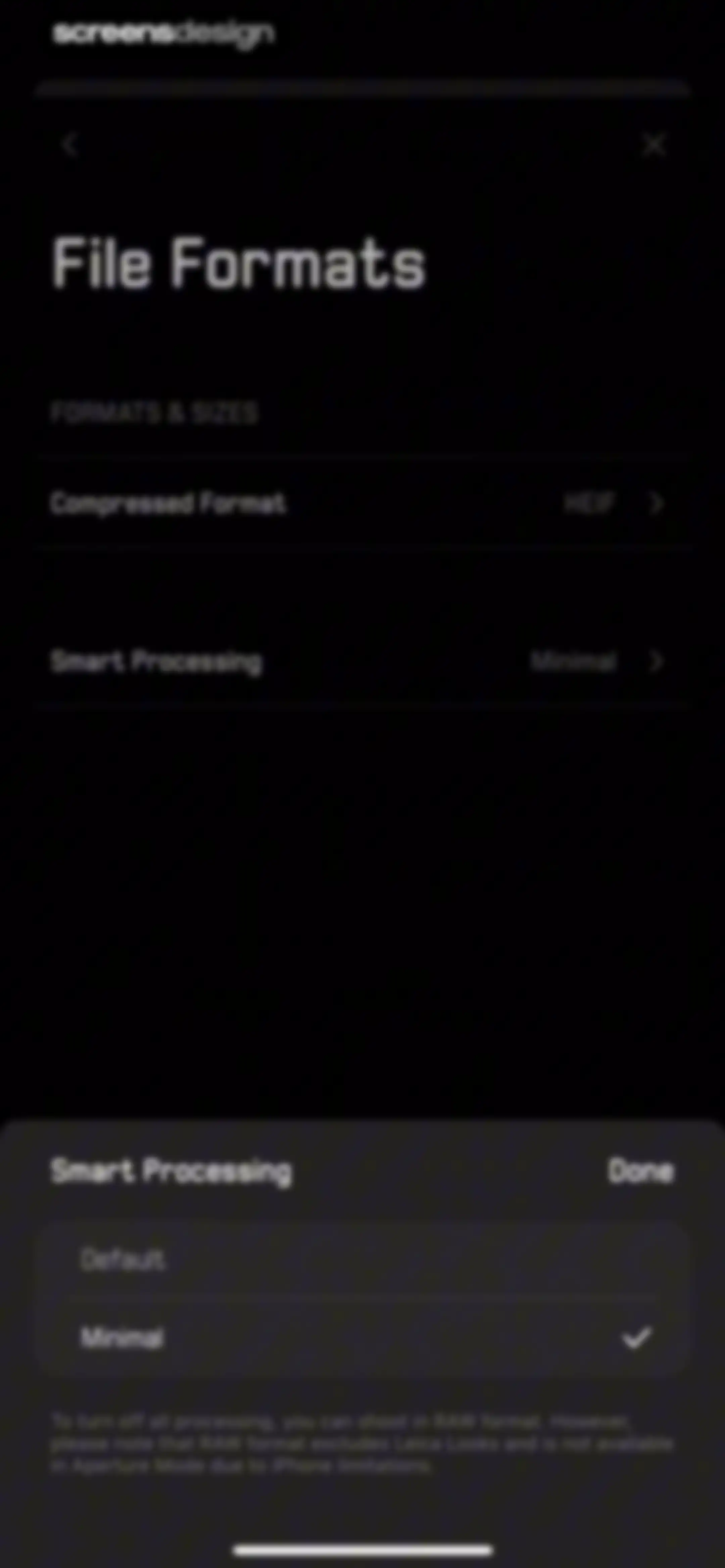 Leica LUX - Pro Manual Camera screen 66