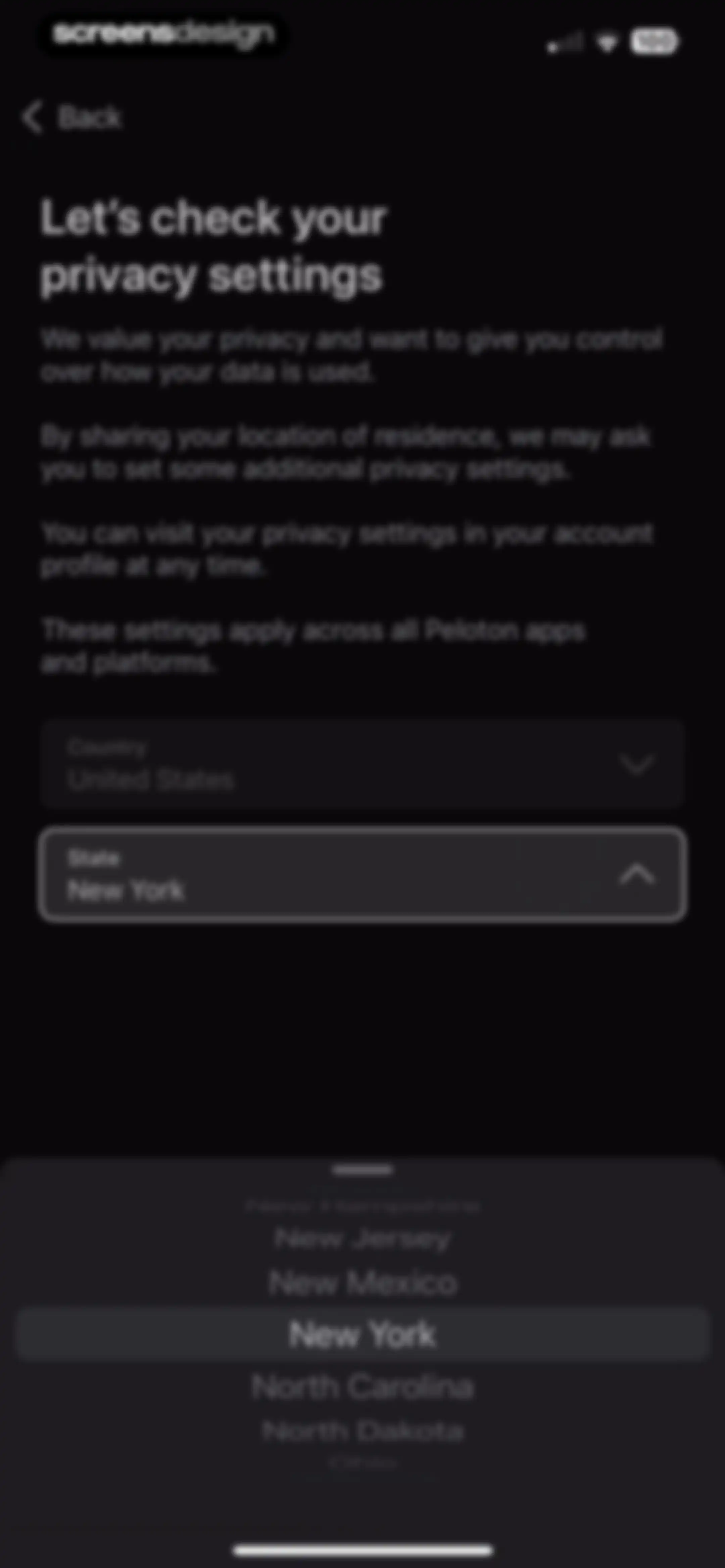 Peloton Strength+ screen 15