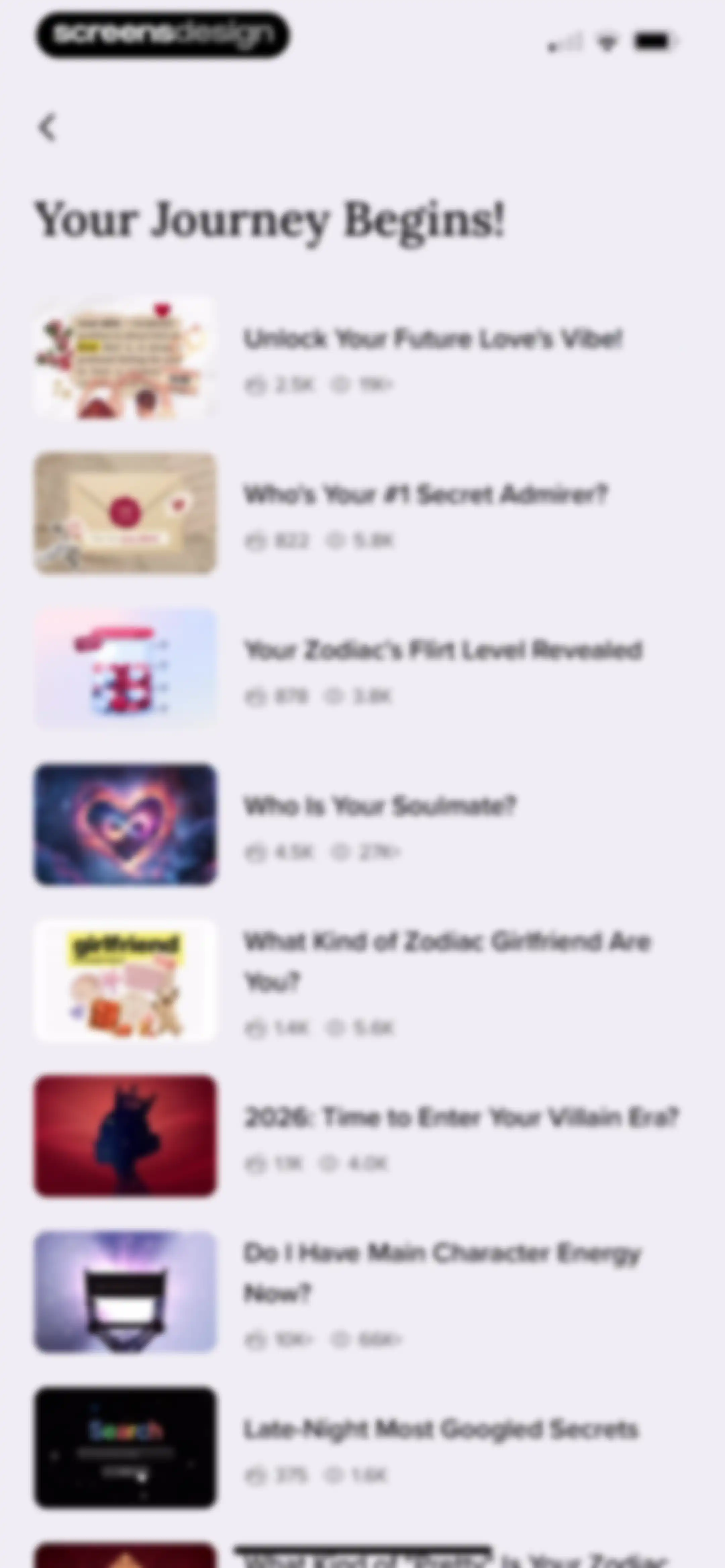 FORCETELLER: Daily Horoscope screen 68