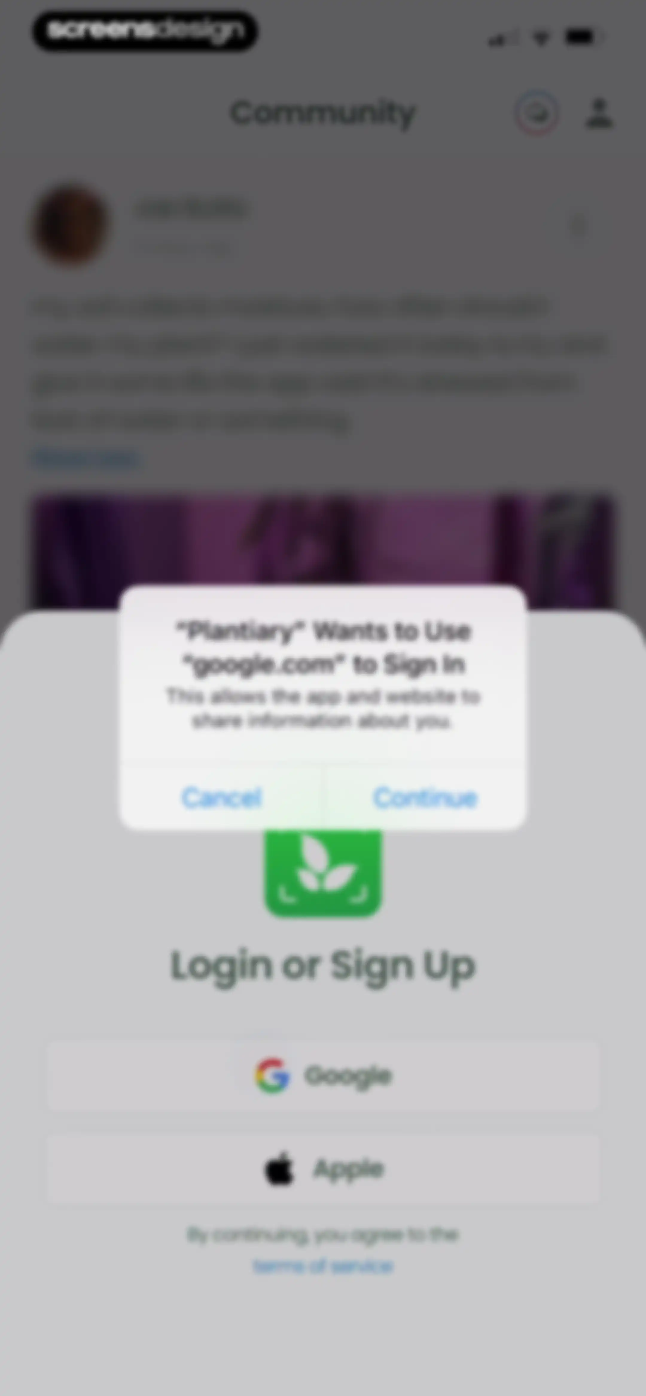 Plant Identifier: Plantiary screen 103