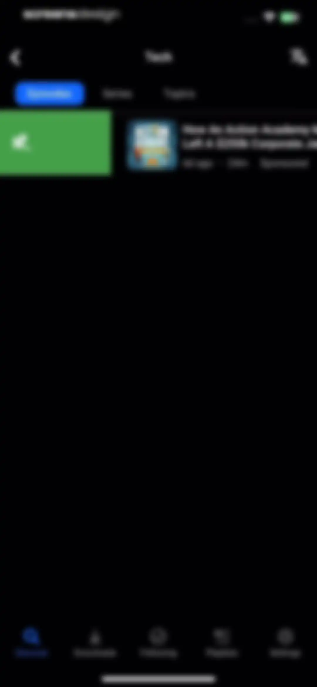 Breaker—The social podcast app screen 61