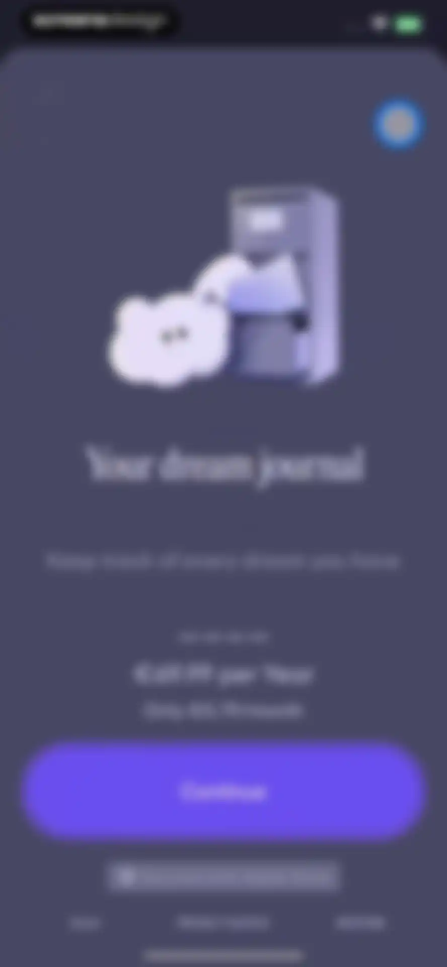DreamApp: Dream Interpretation screen 94