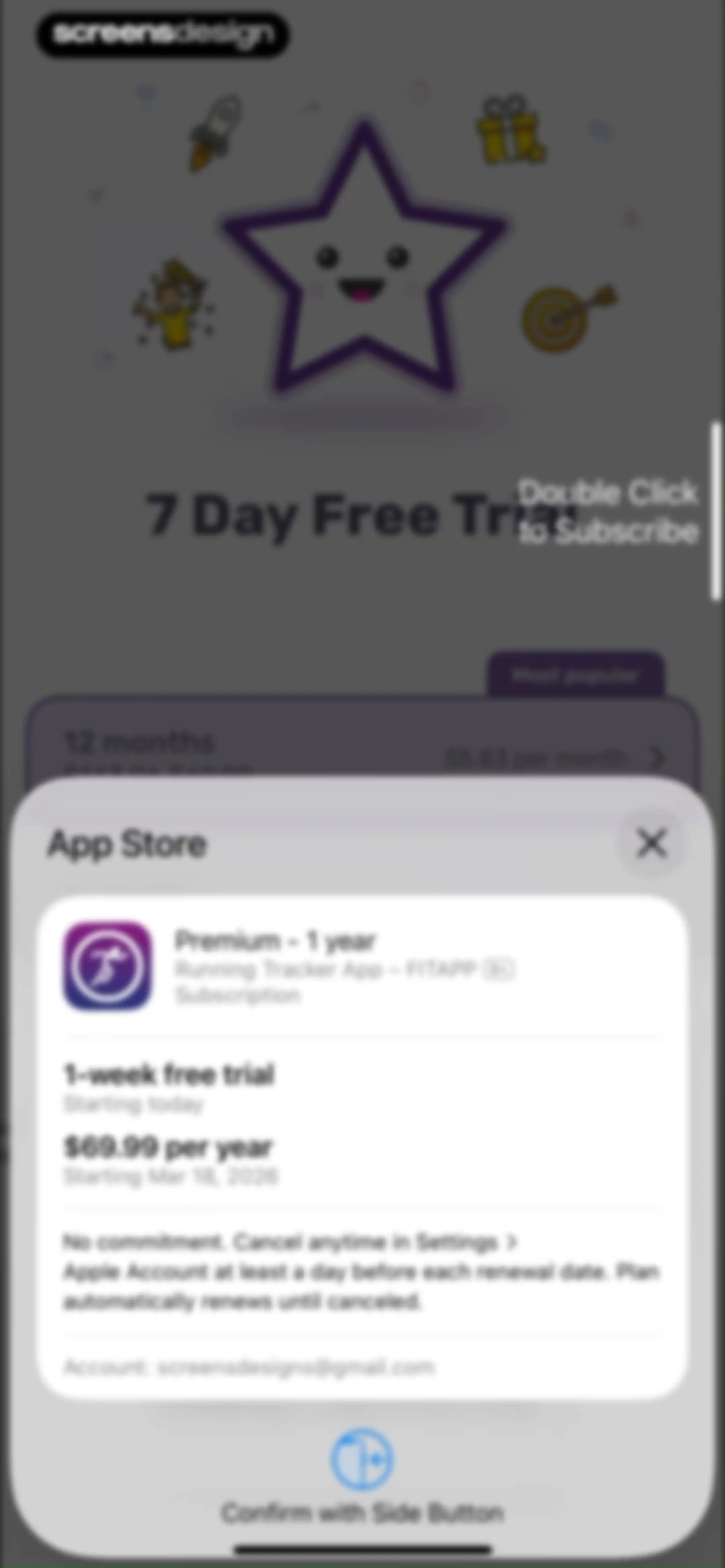Running Tracker App – FITAPP screen 12