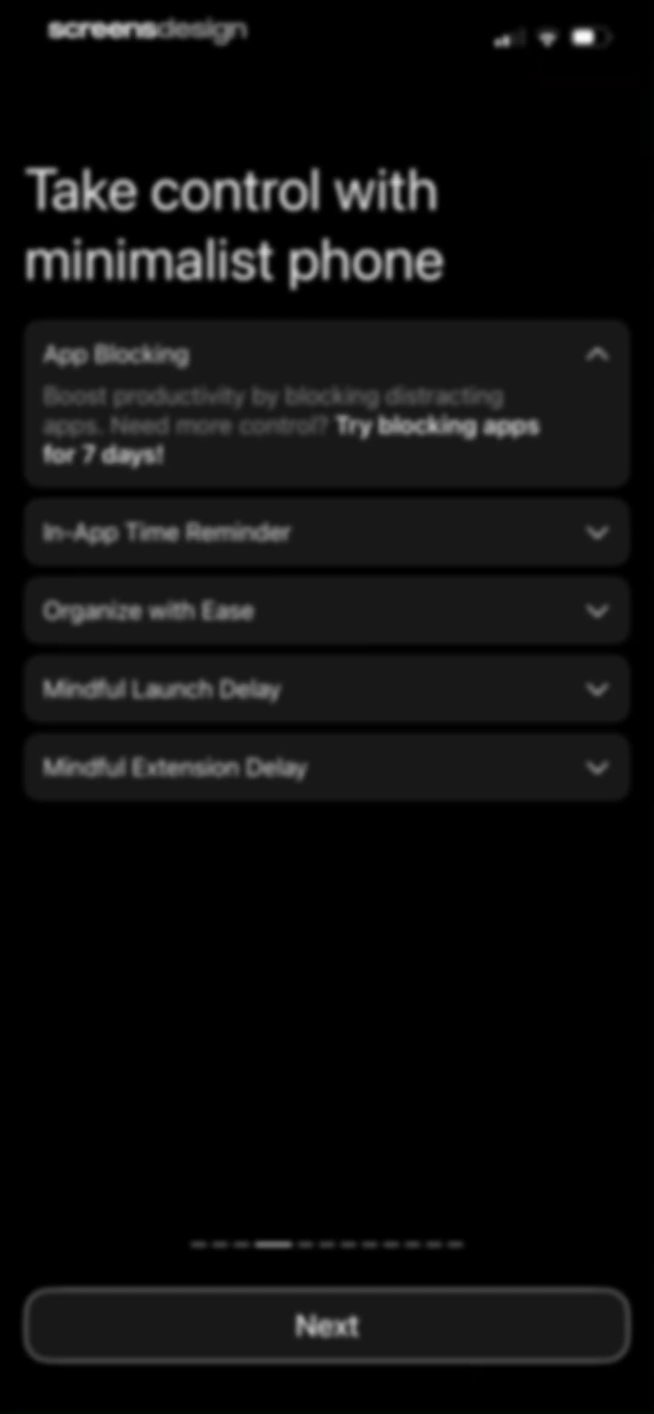 minimalist phone ® Block Apps screen 7