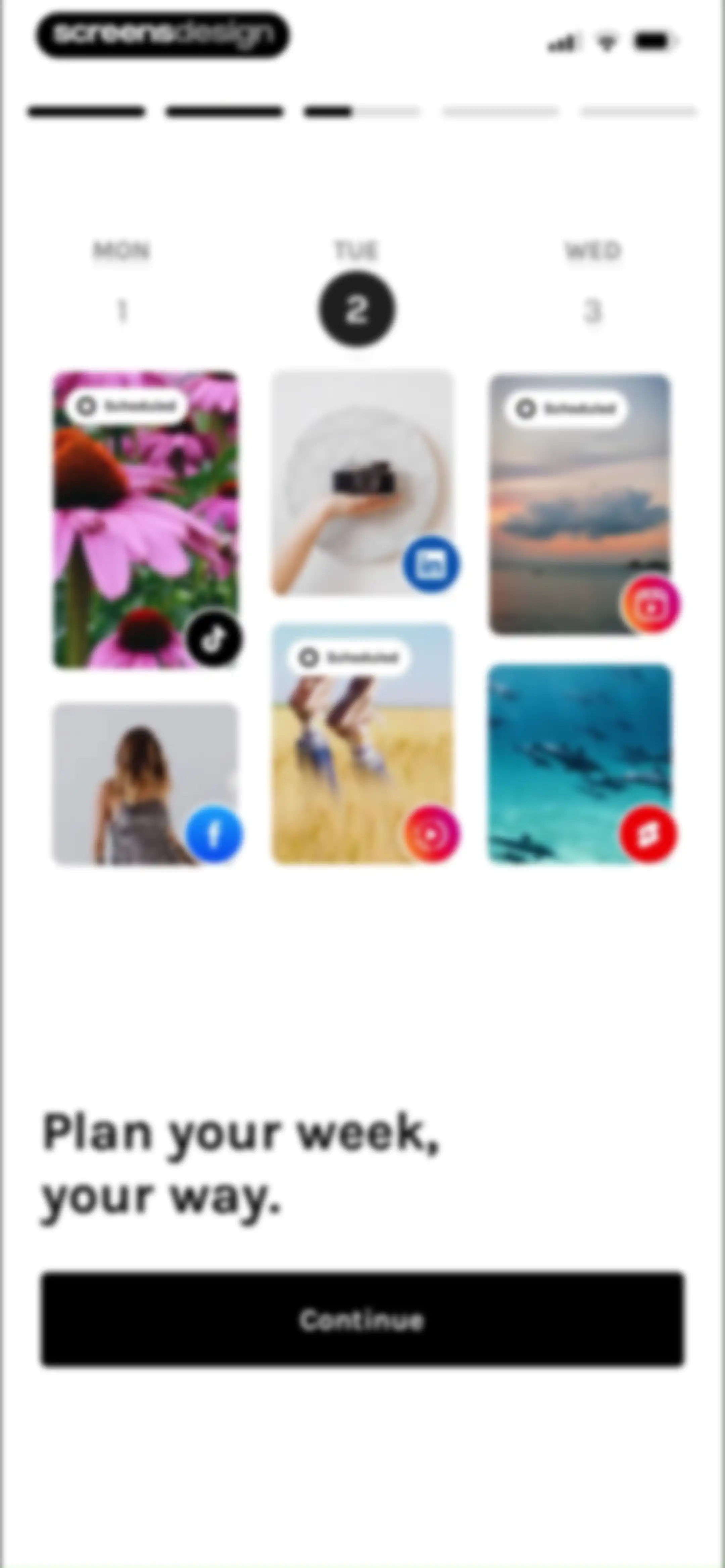 UNUM — Layout & Feed Preview screen 6