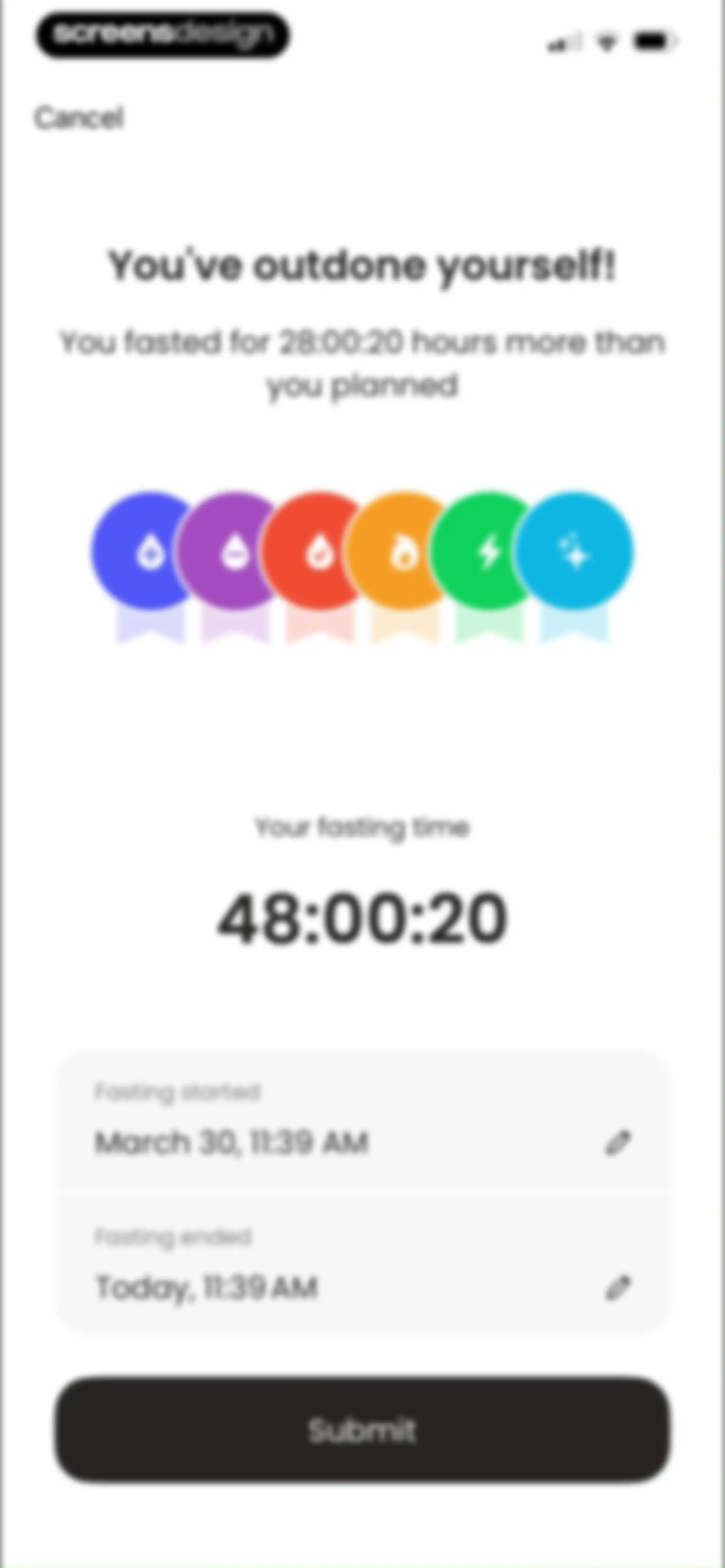 Fasting App: Tracker & Timer screen 130