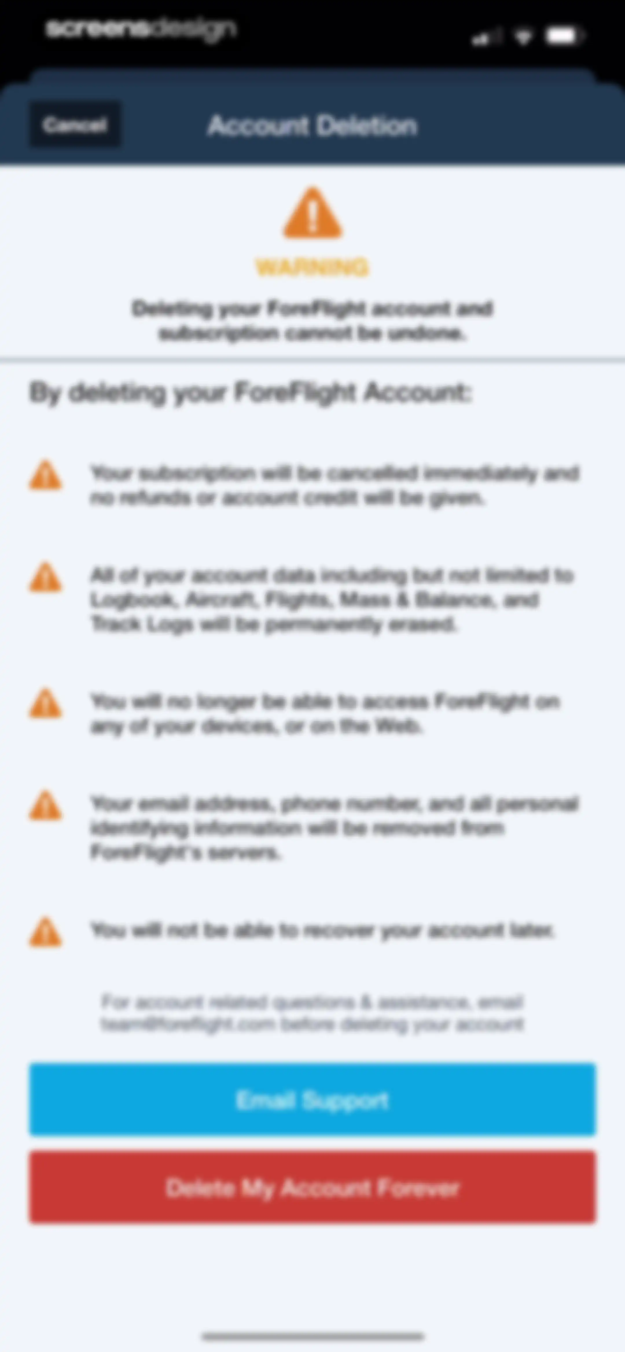 ForeFlight Mobile EFB screen 162