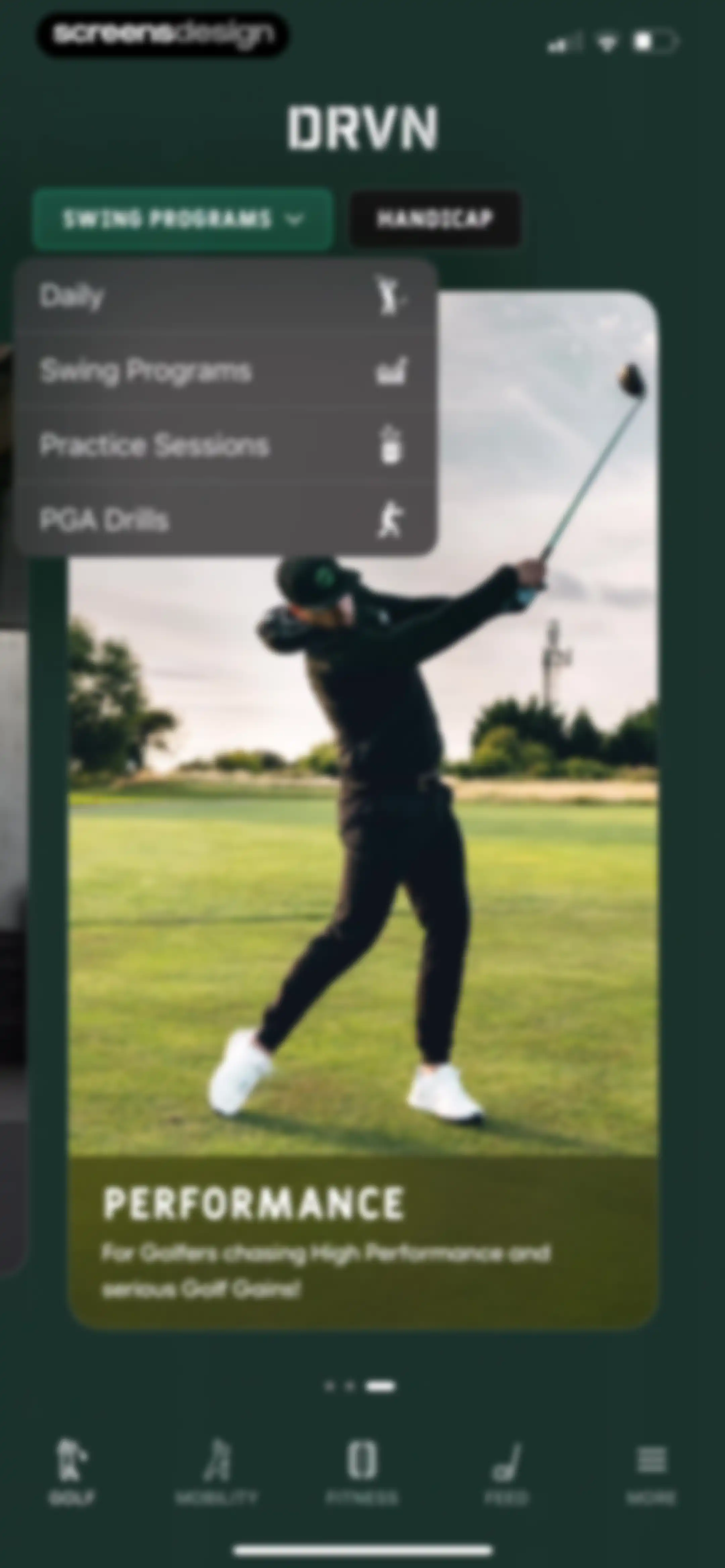DRVN - Golf & Gym Workouts screen 90
