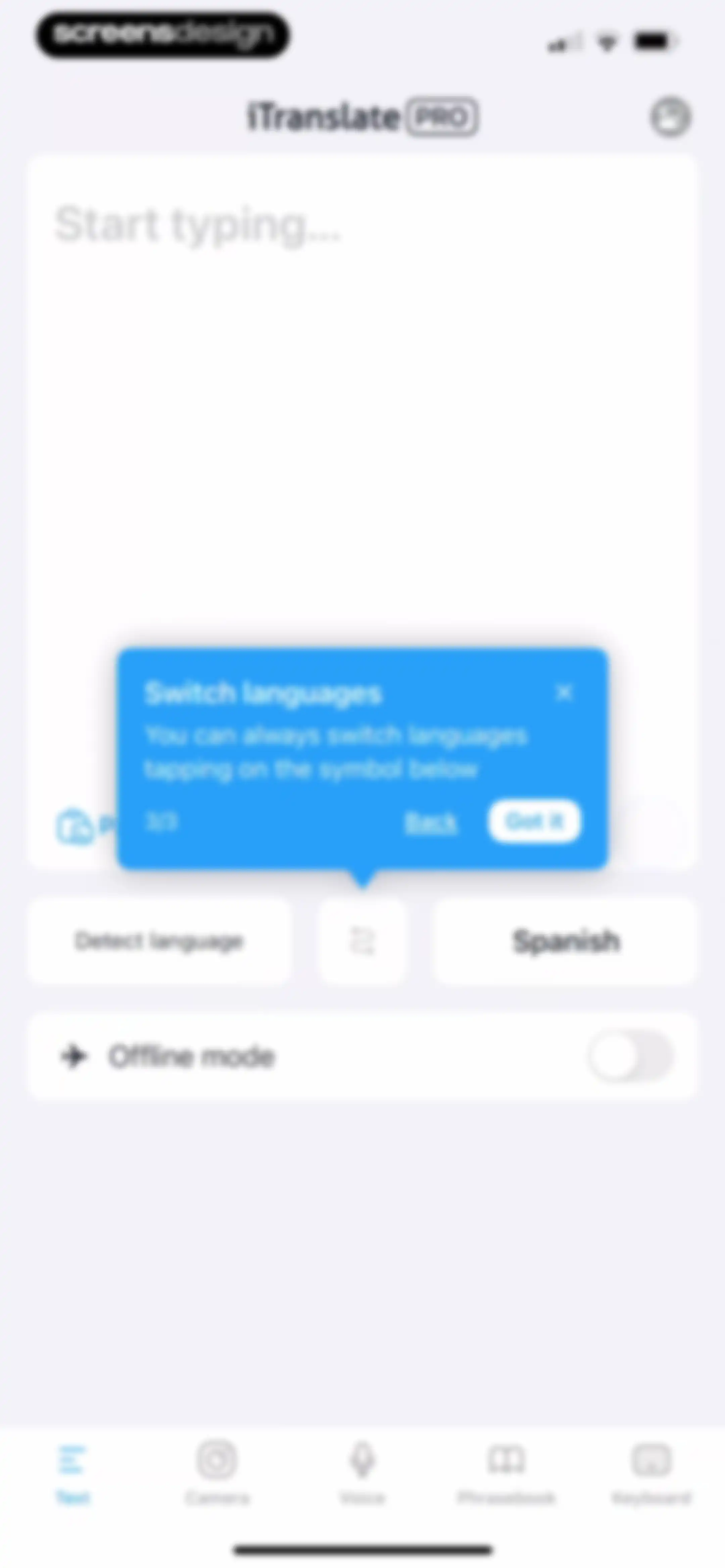iTranslate Translator screen 24