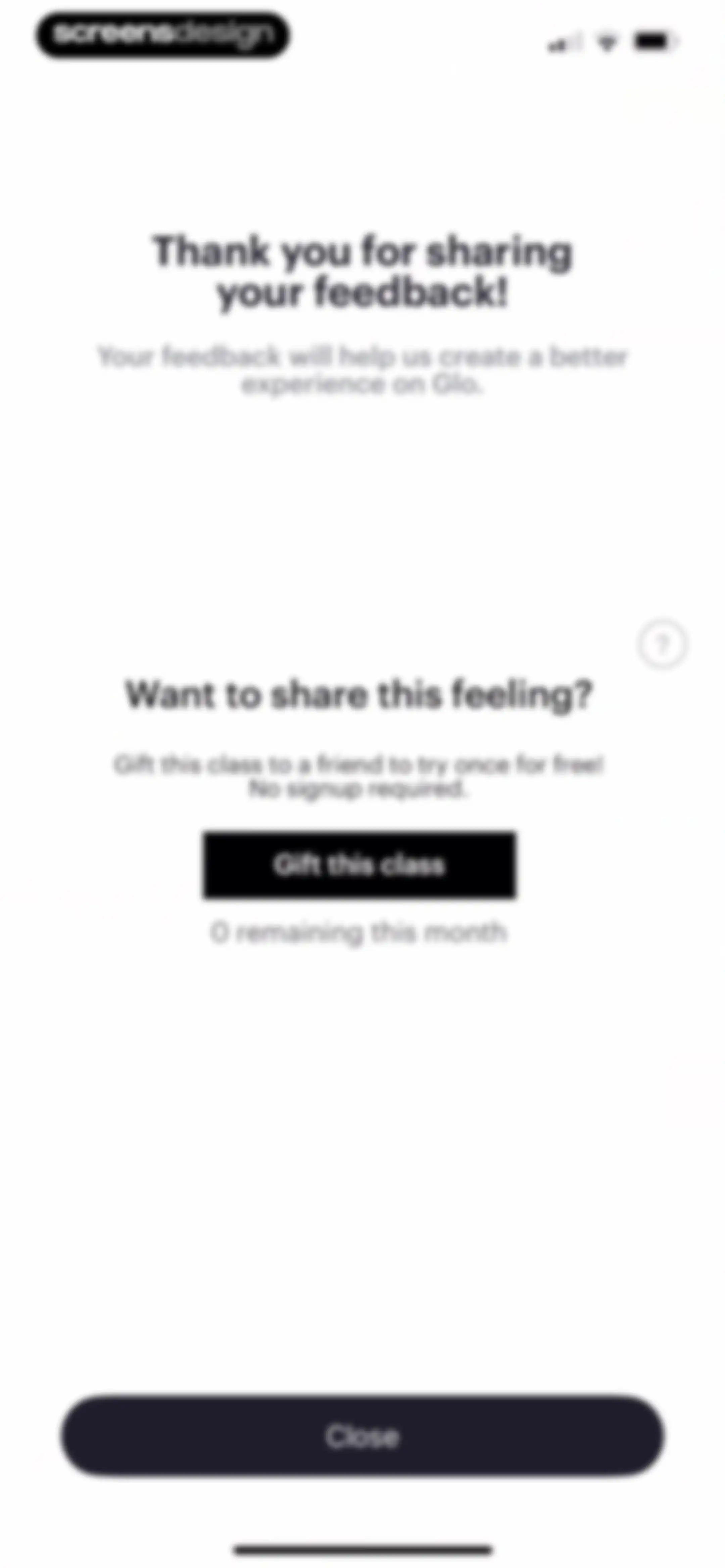 Glo | Yoga and Meditation App screen 97
