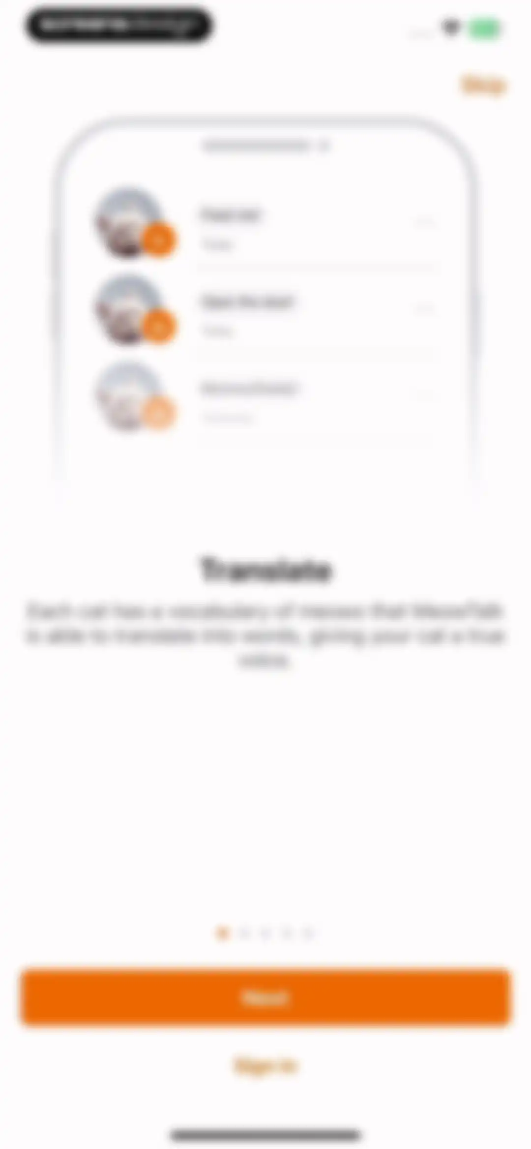 MeowTalk Cat Translator screen 3