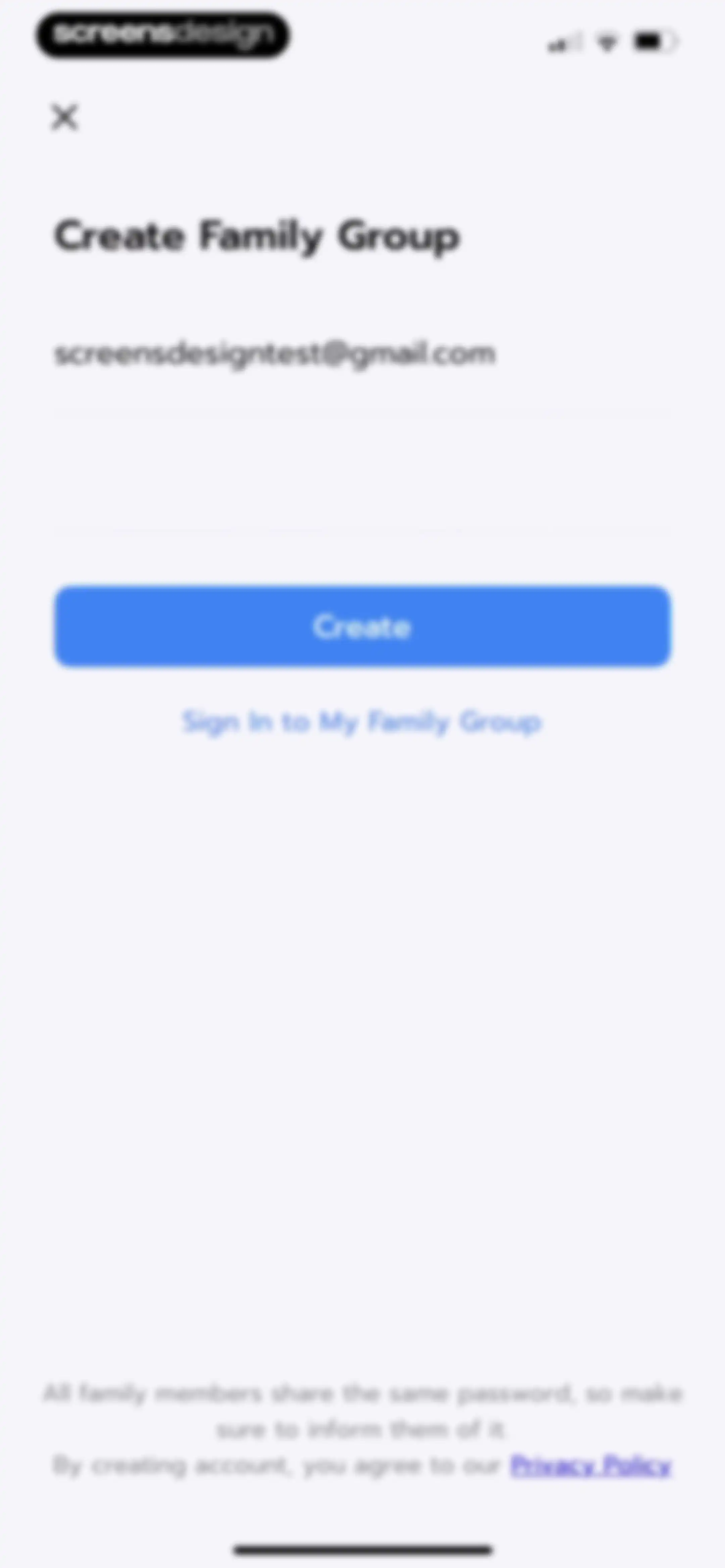 Shared Family Calendar: FamCal screen 10