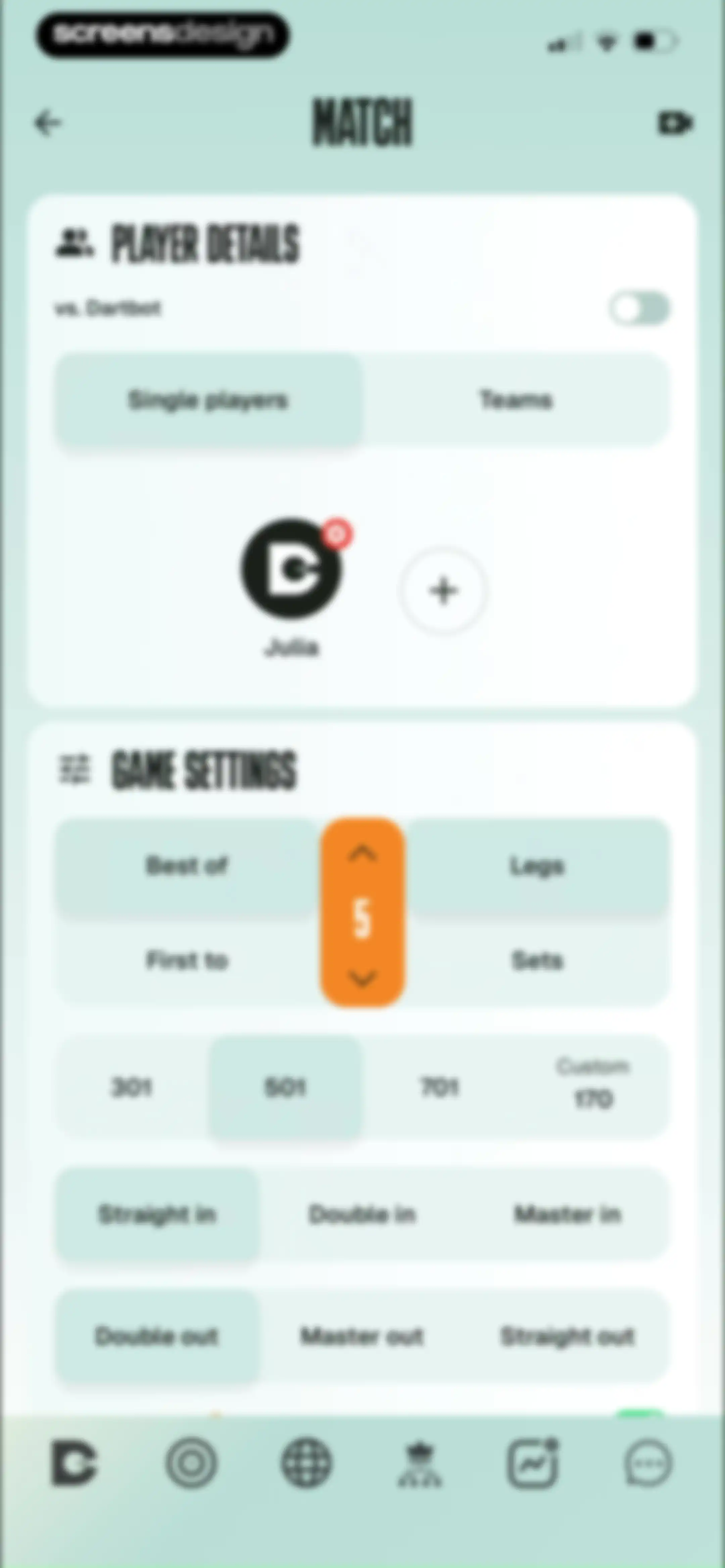 DartCounter screen 15