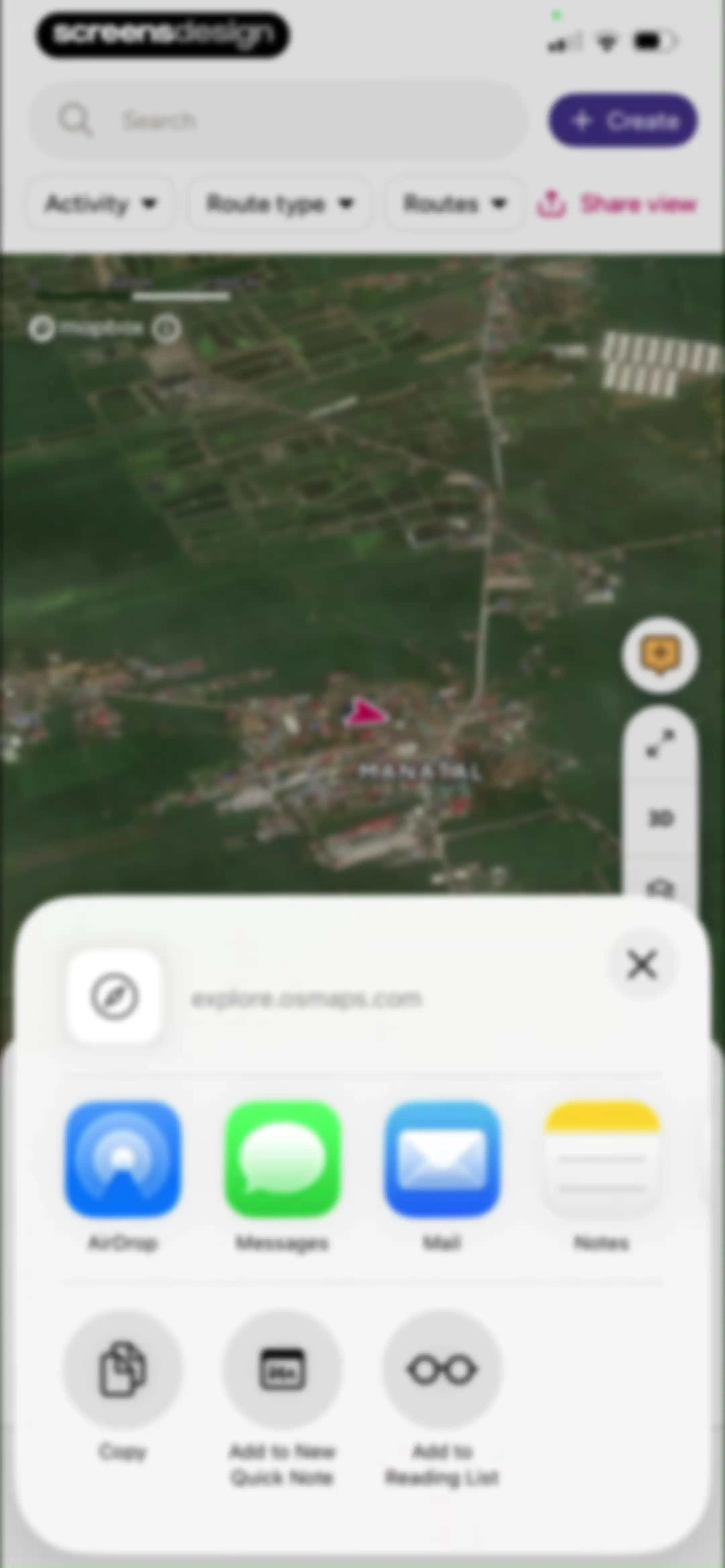 OS Maps: Walk, Hike, Run, Bike screen 103