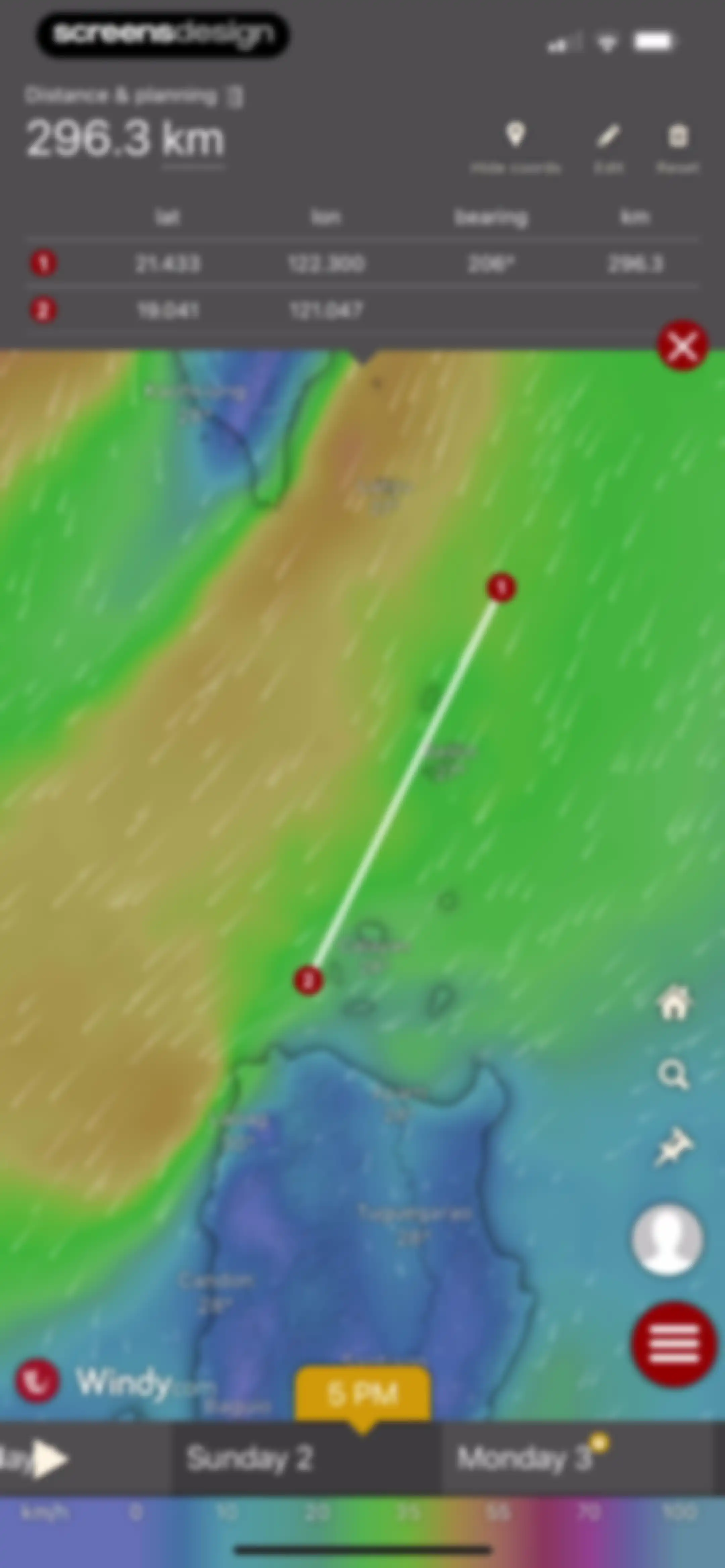Windy.com screen 26