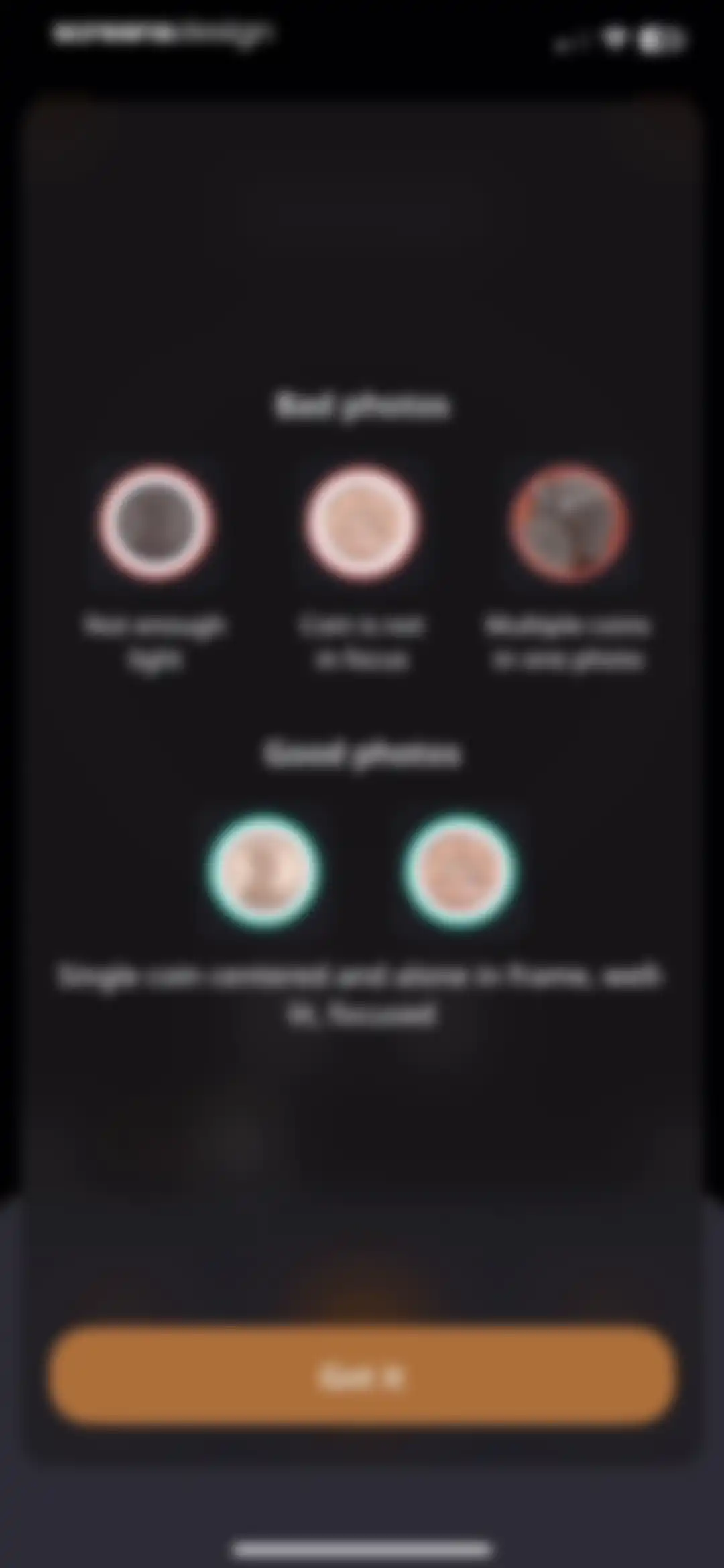 ScanCoin: identify & check screen 9