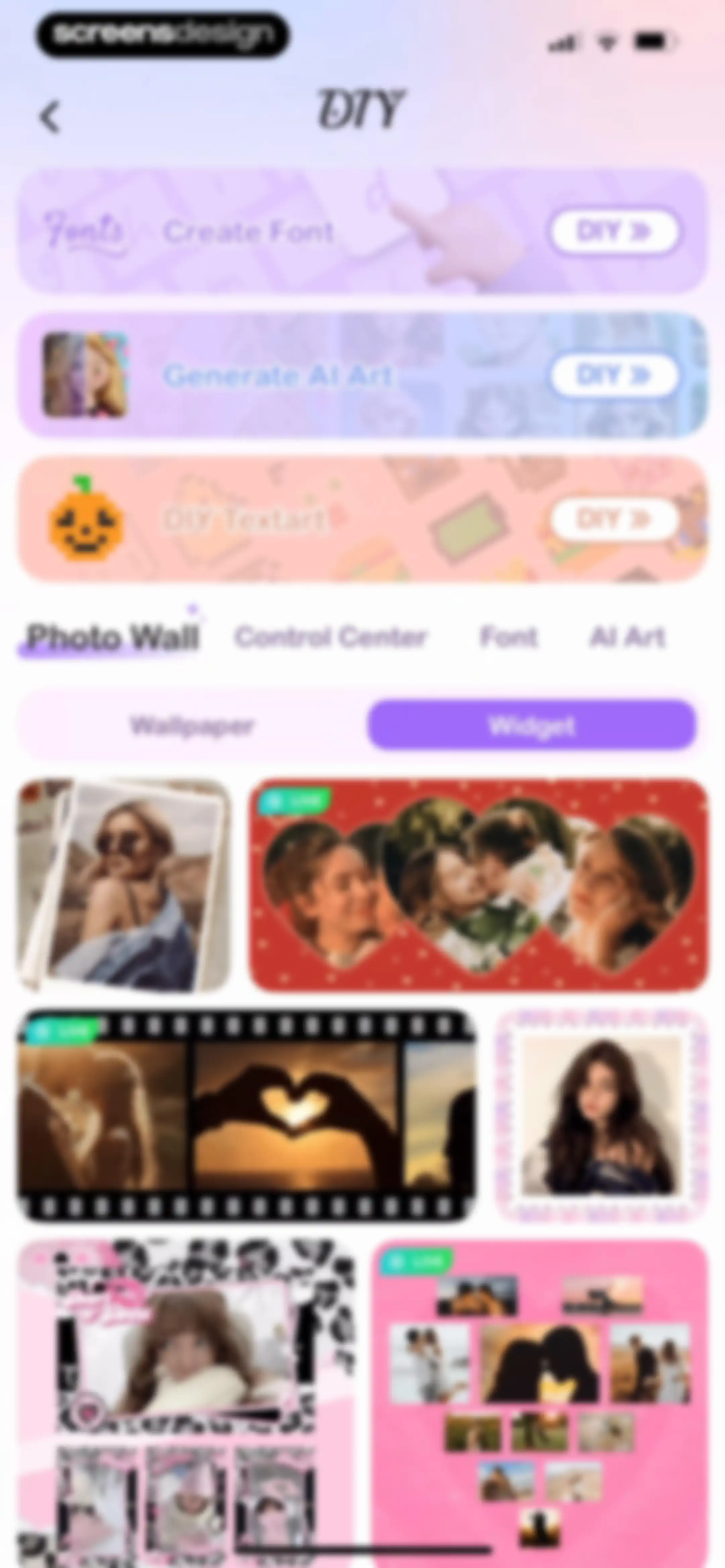 Cool Themes & Fonts: Cute Text screen 68