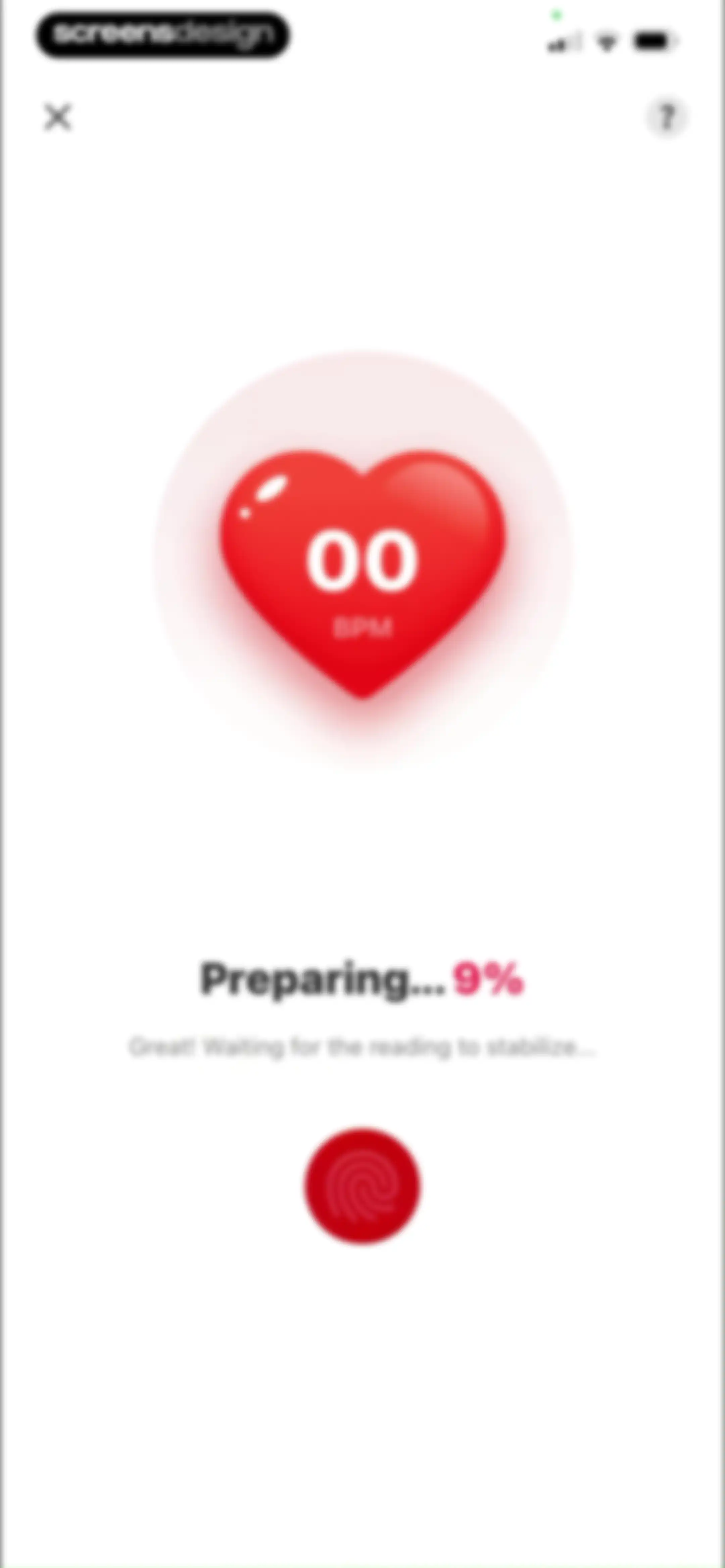Health Tracker- HeartRate & BP screen 19