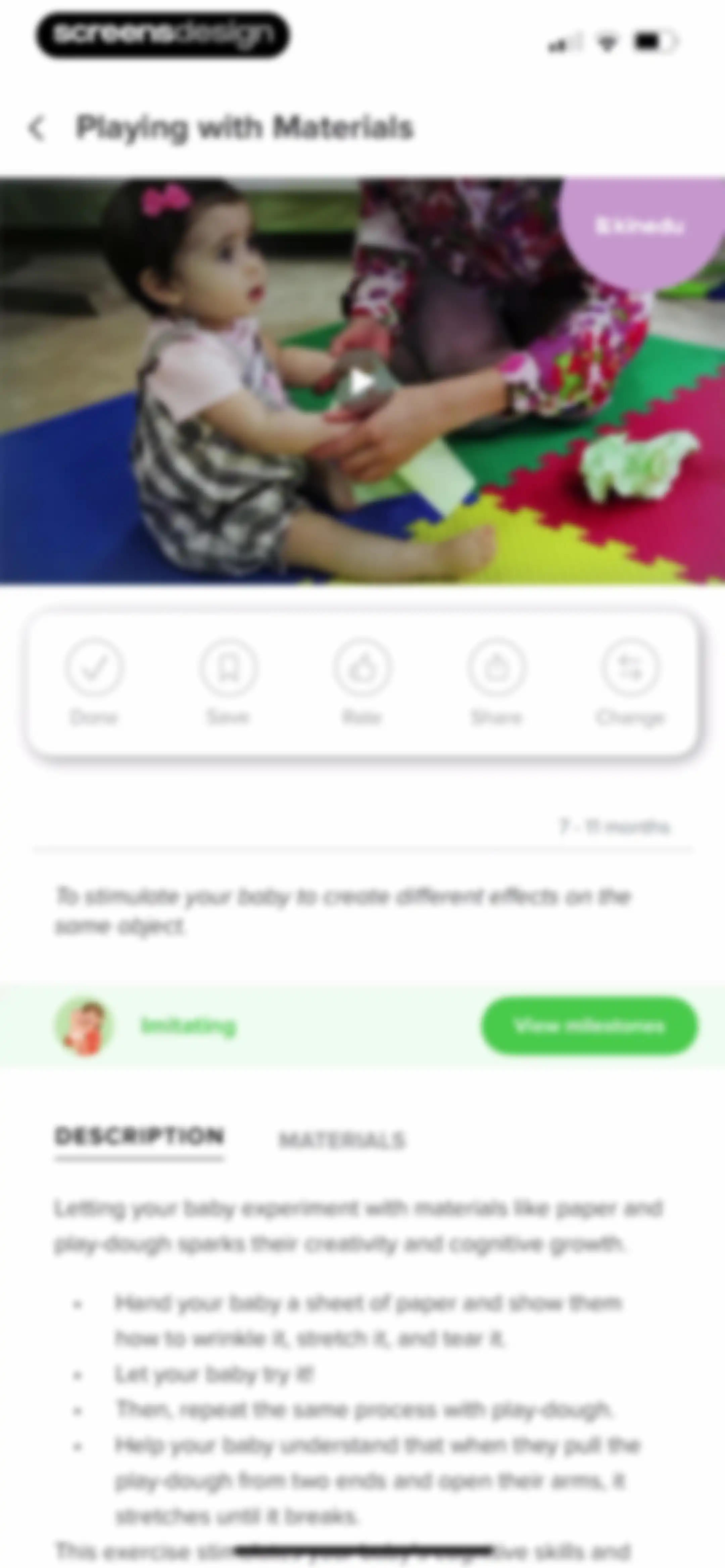 Kinedu: Baby Development screen 60