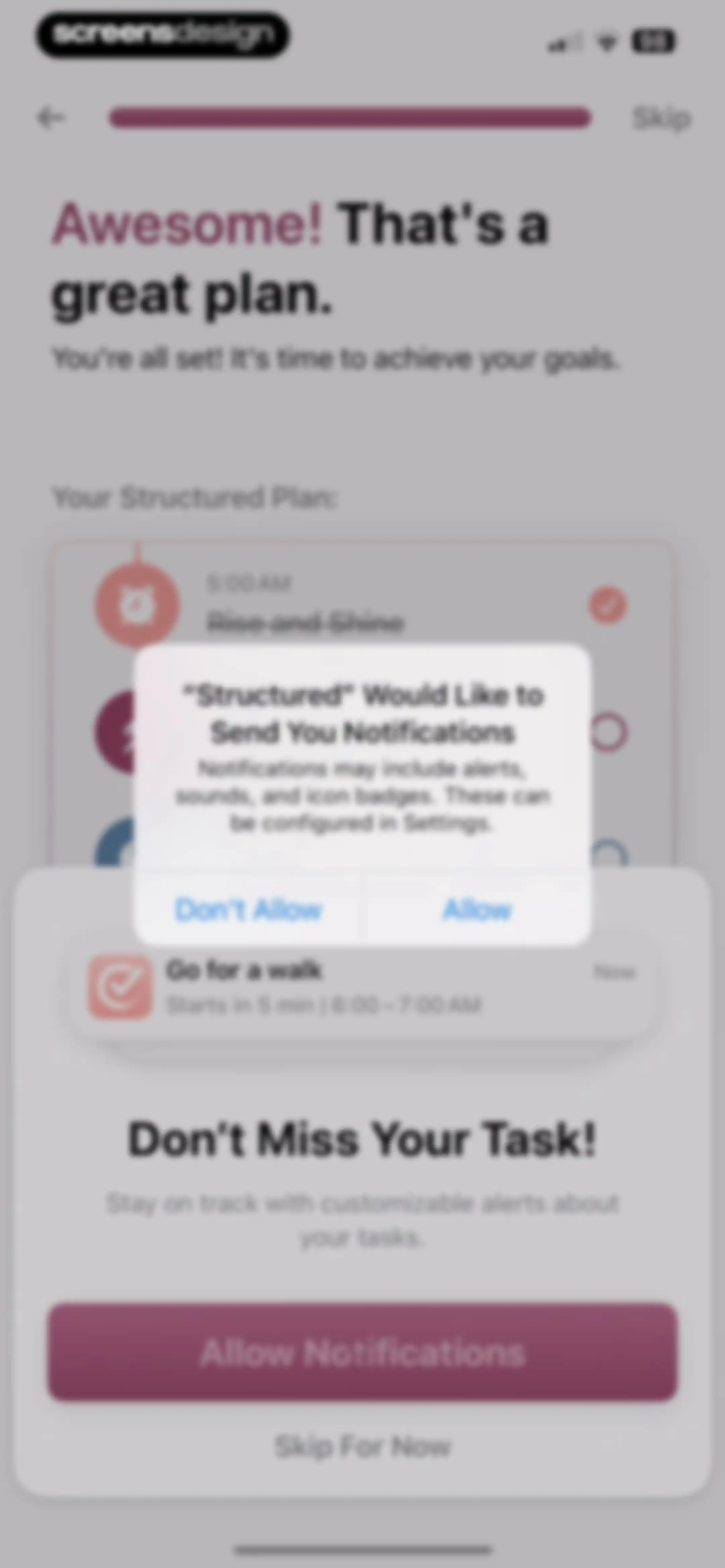Structured: Daily Planner Todo screen 15