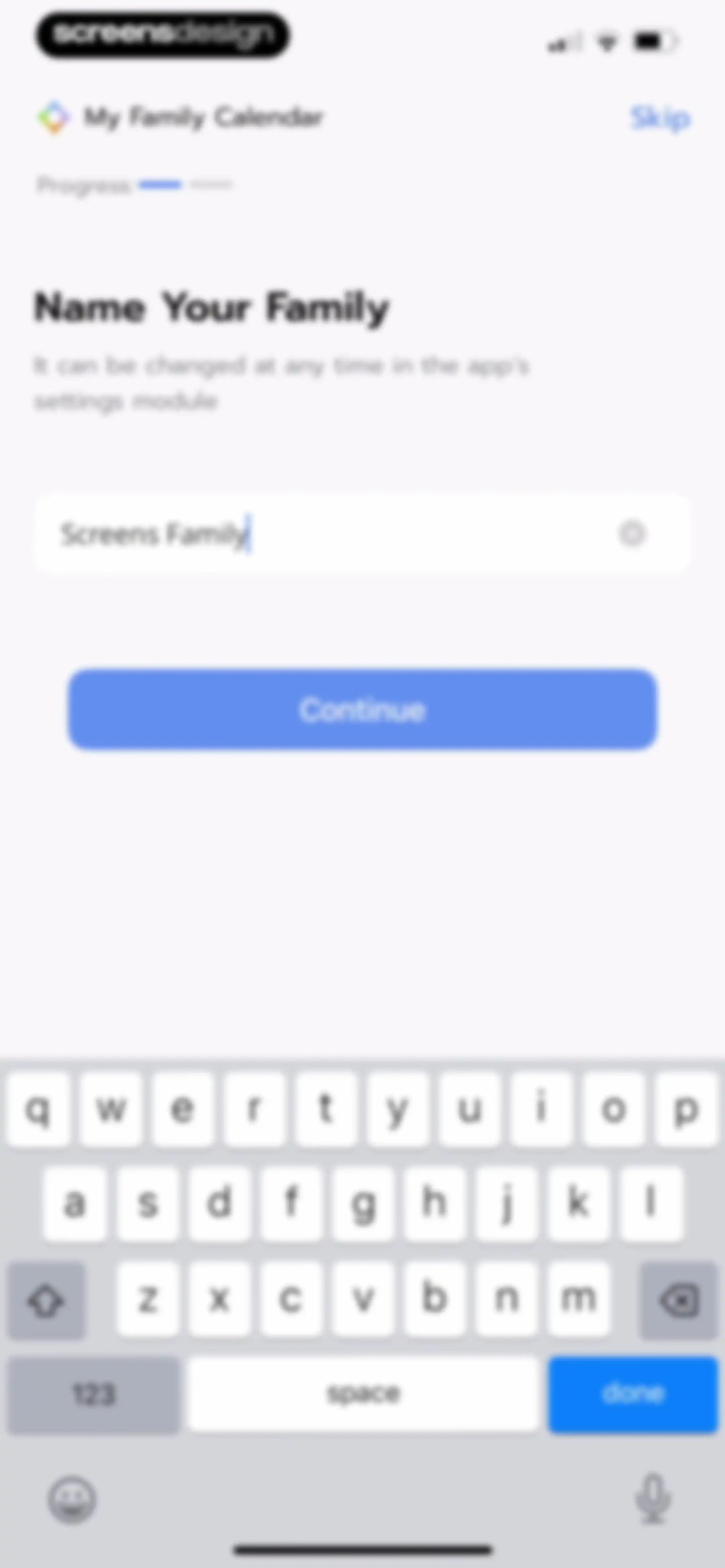 Shared Family Calendar: FamCal screen 11