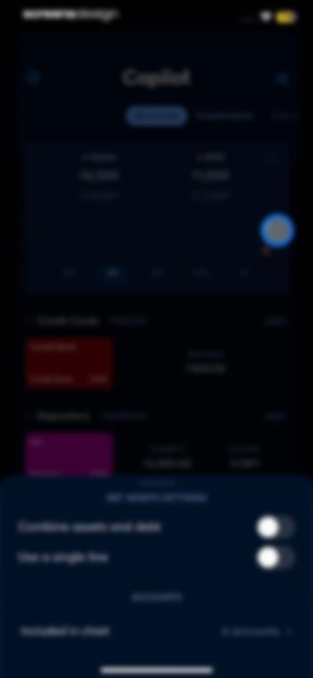 Copilot: Track & Budget Money screen 43