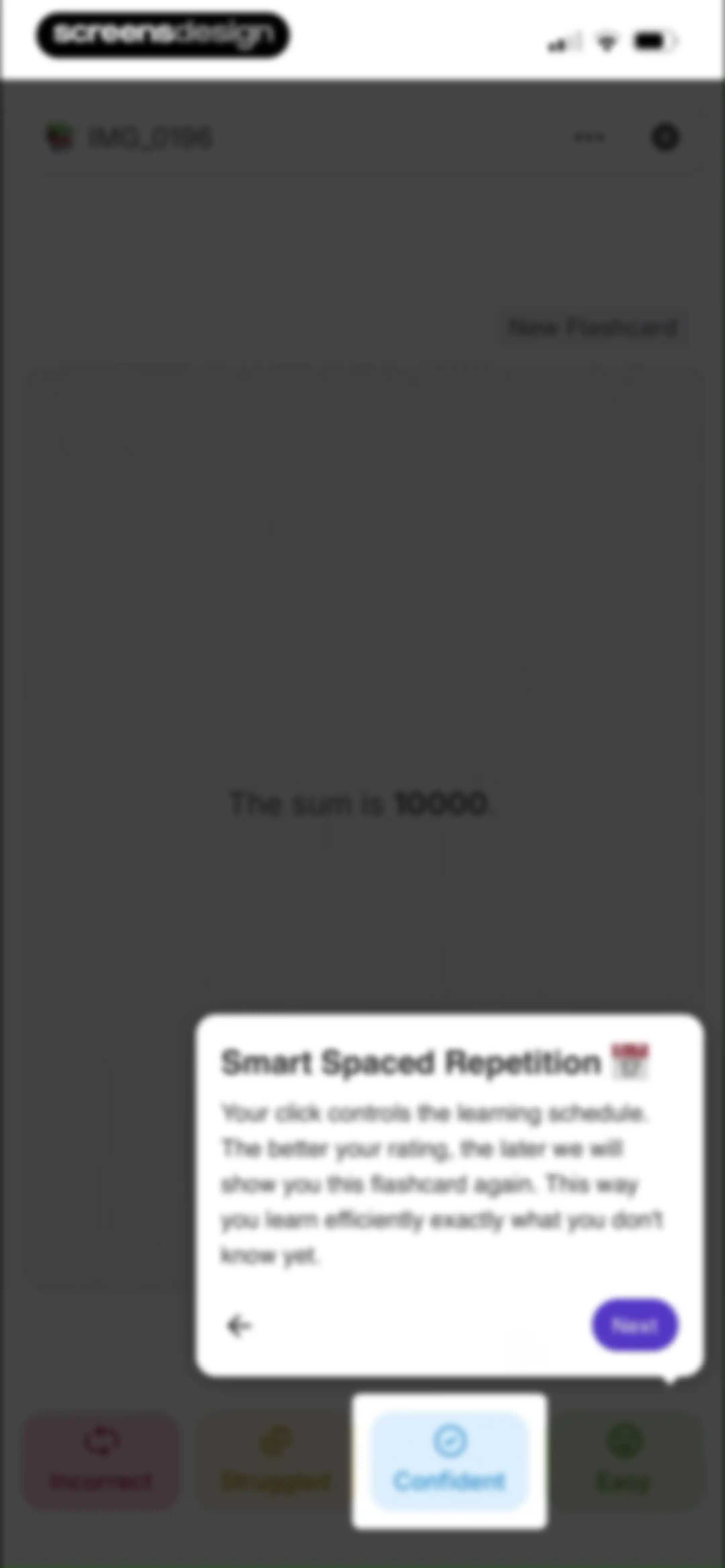 Retain Cards: AI Flashcards screen 104