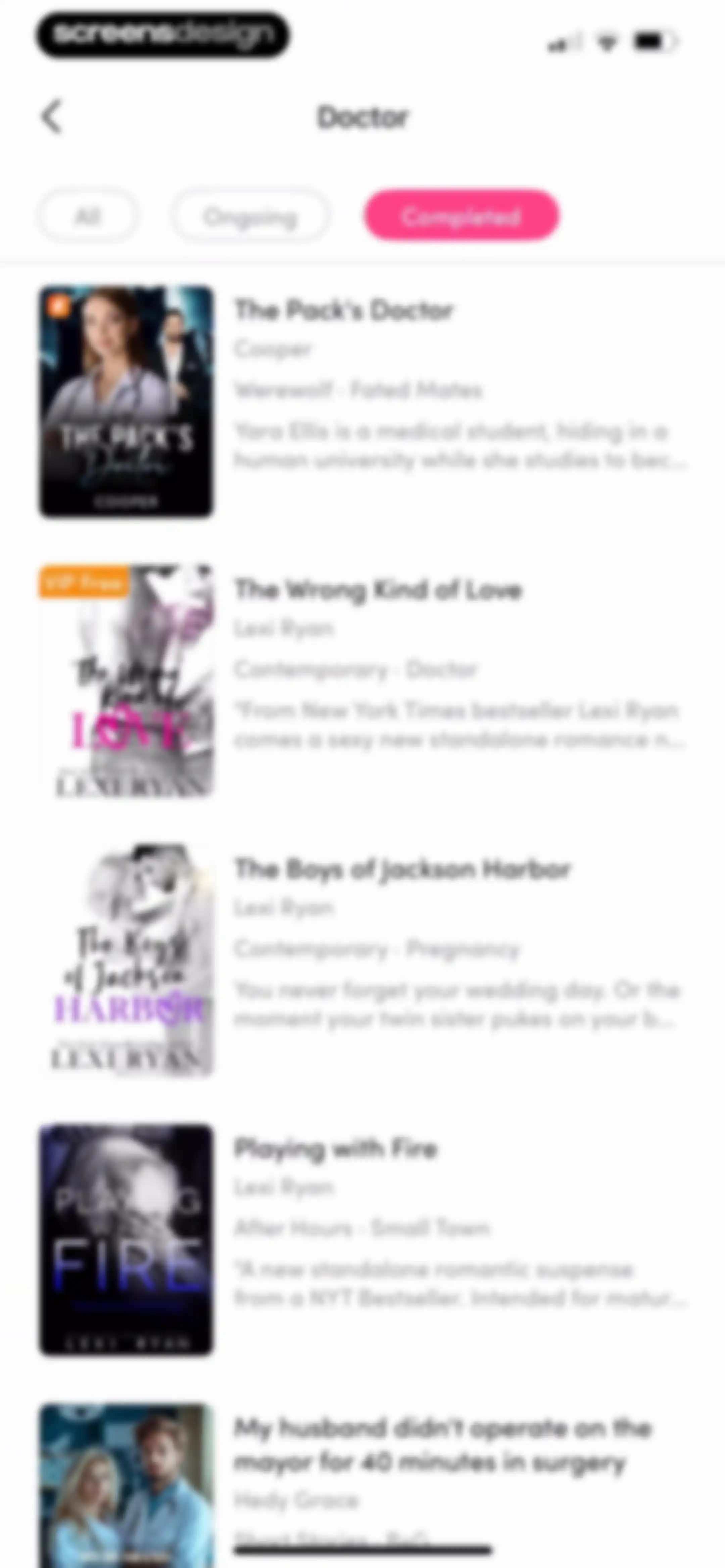 My Fiction: Stories & Novels screen 118