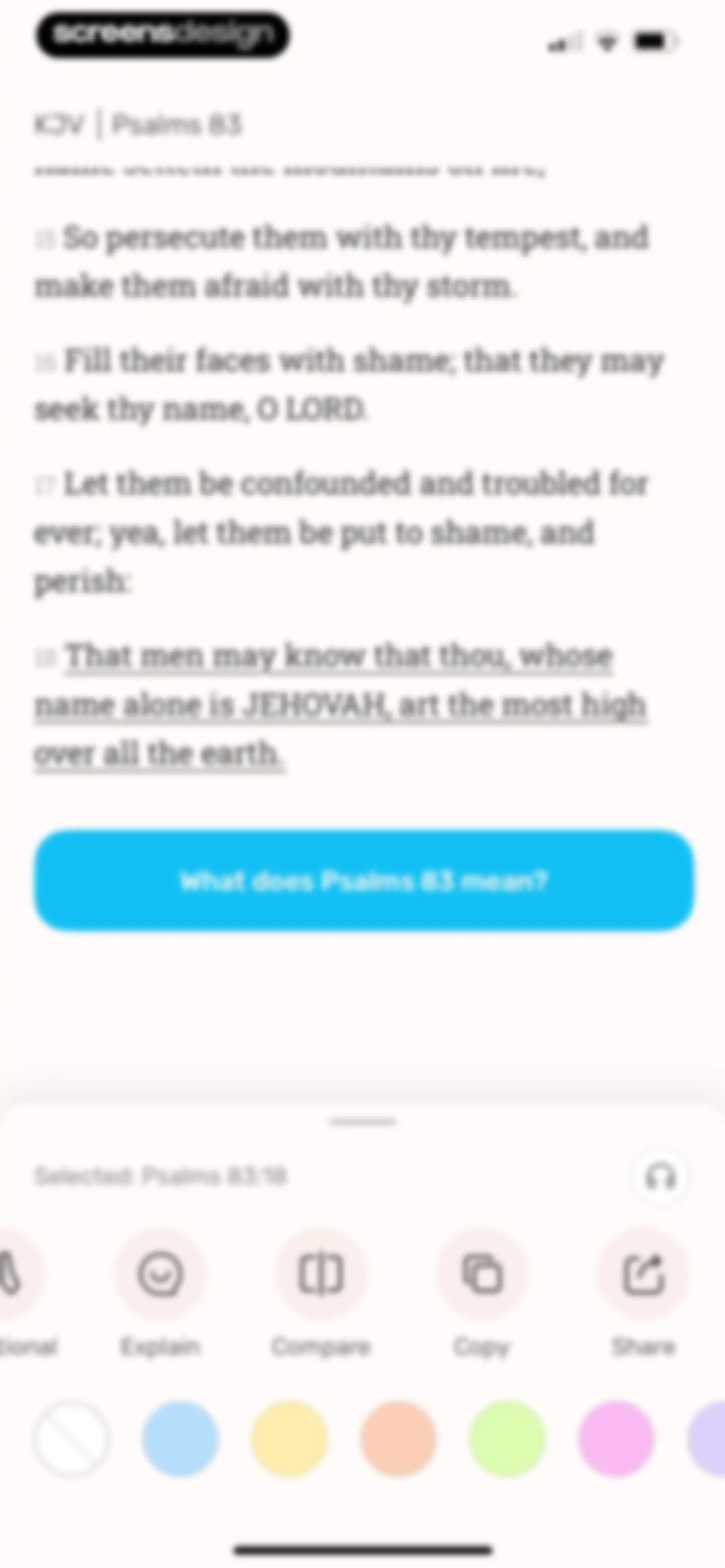 Bible Study - Manna screen 61