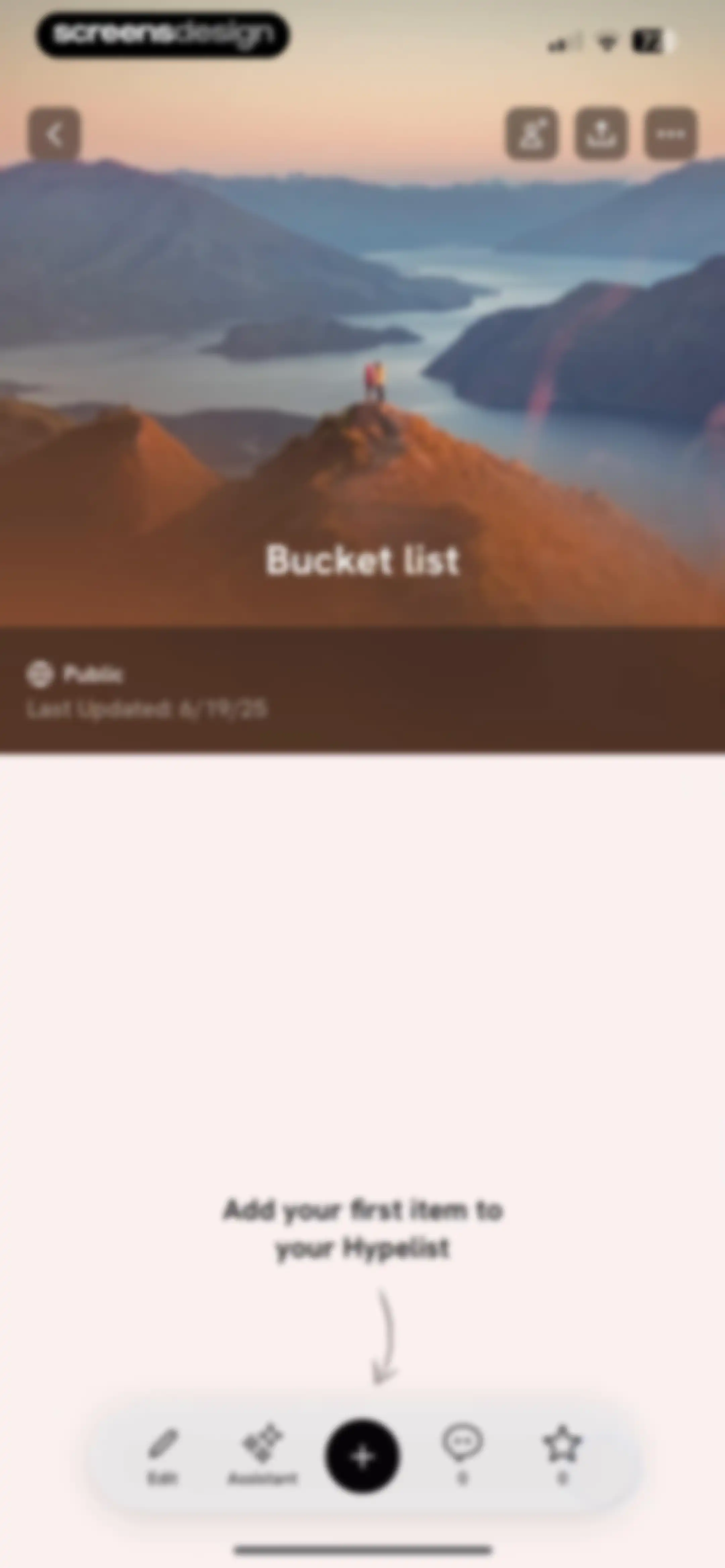 Hypelist: Create & Share Lists screen 141