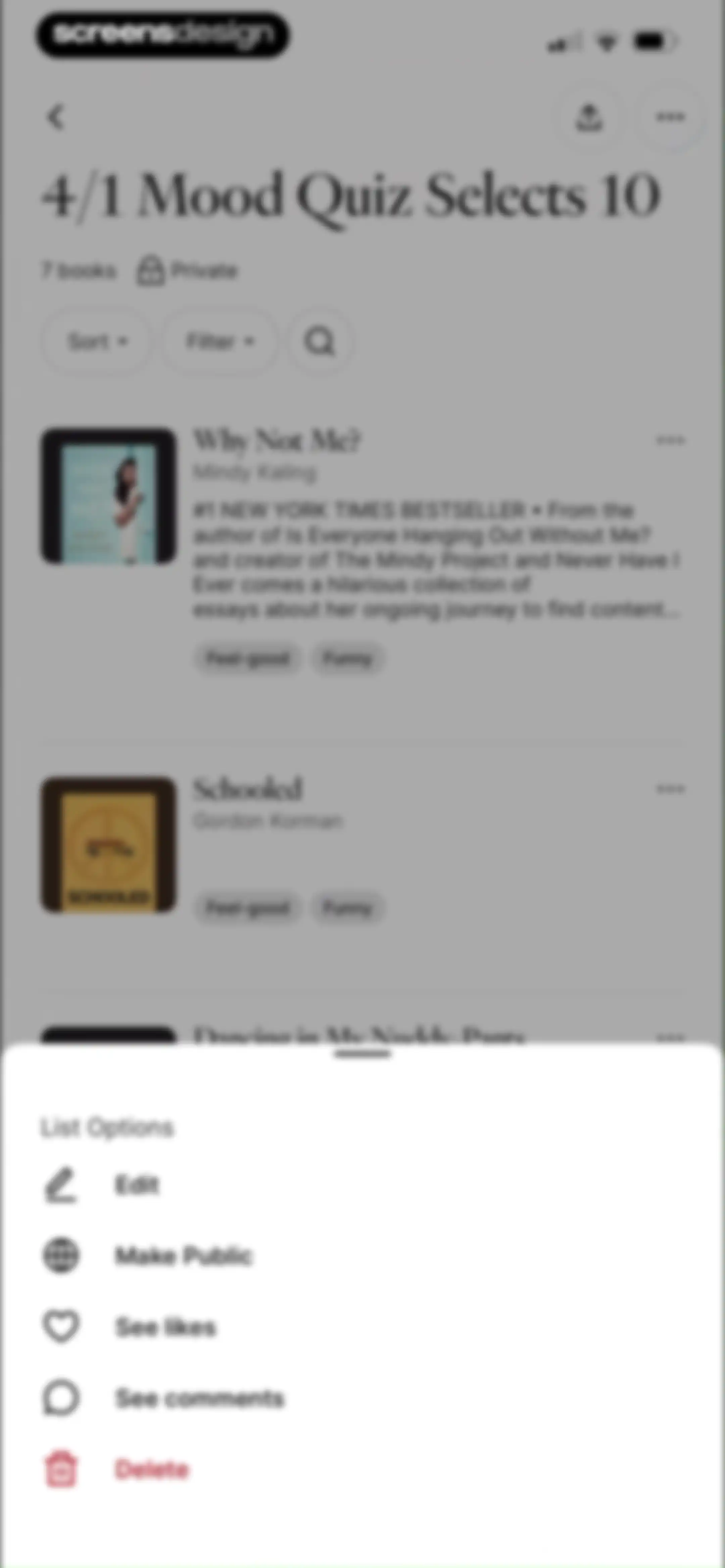Fable: Track & Discuss Books screen 181
