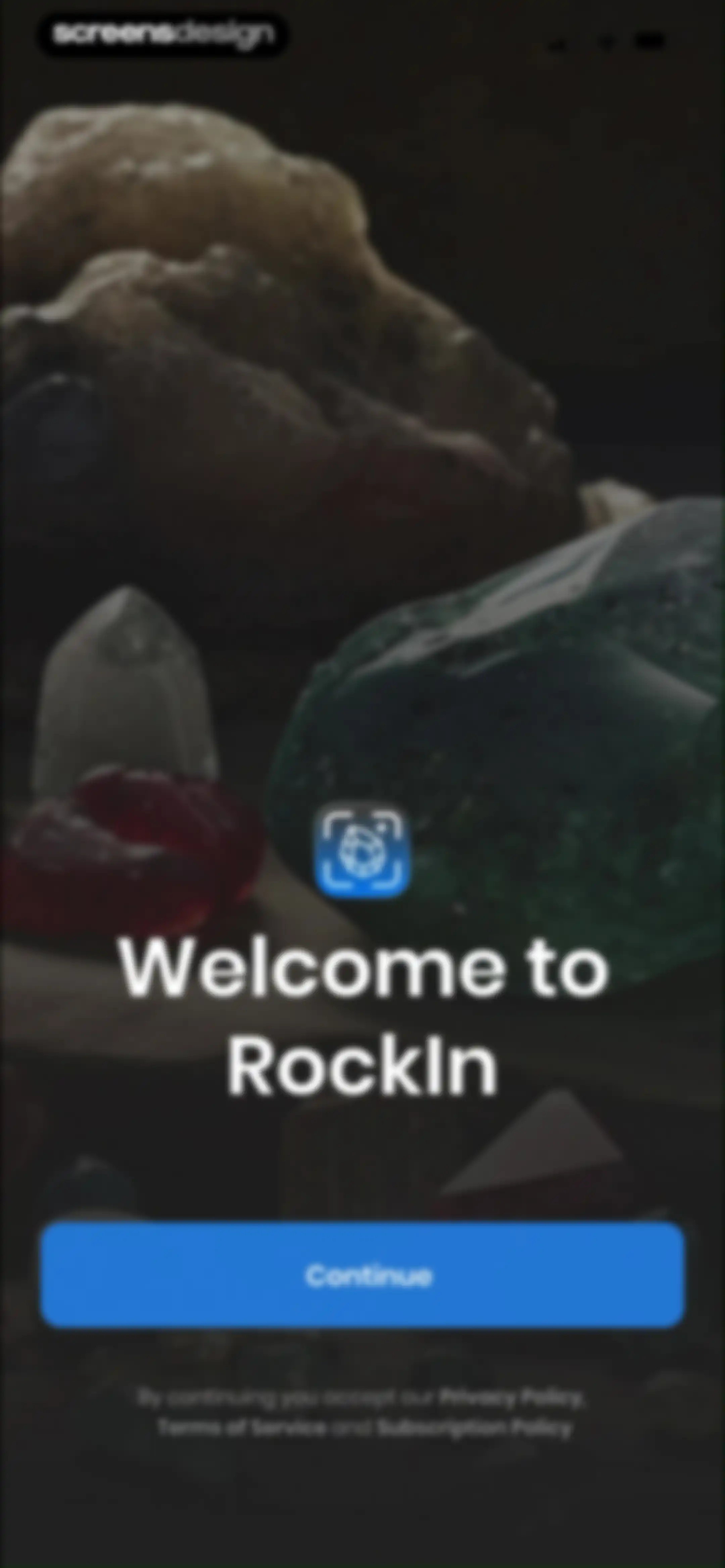 RockIn Rock & Mineral identify screen 2