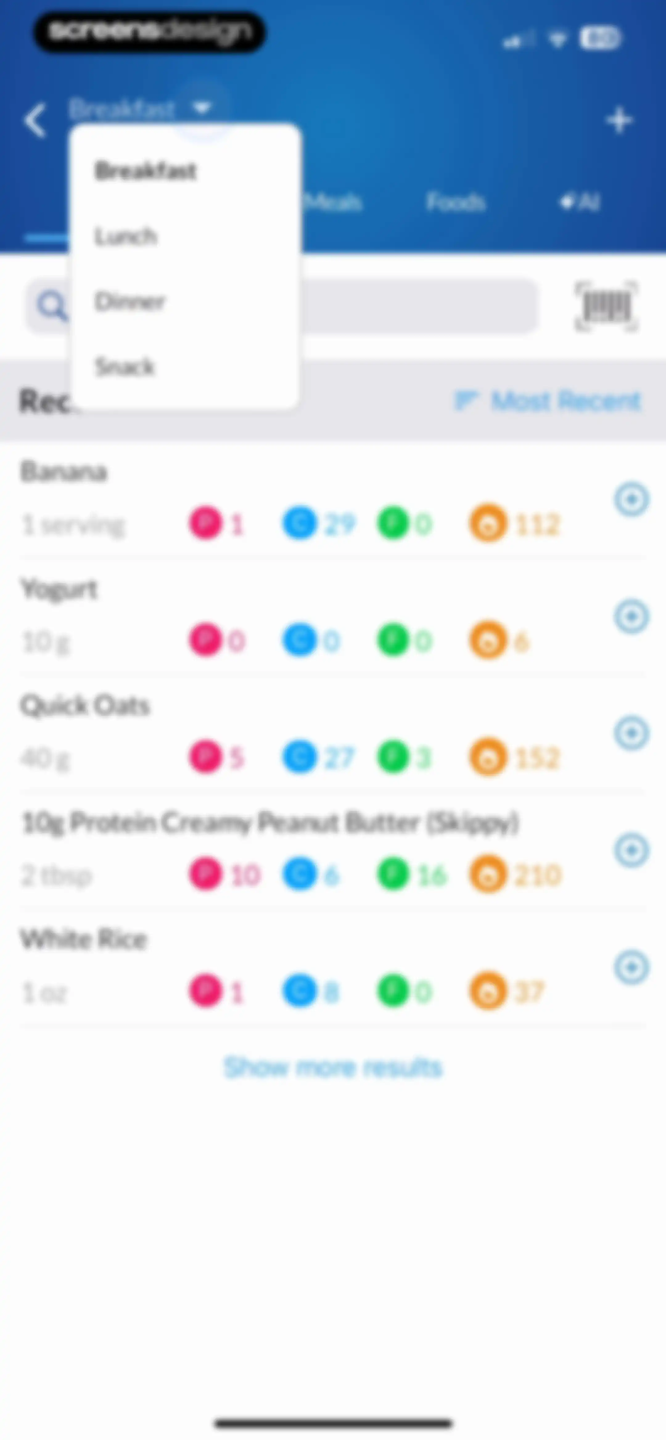 MacrosFirst - Macro Tracker screen 56