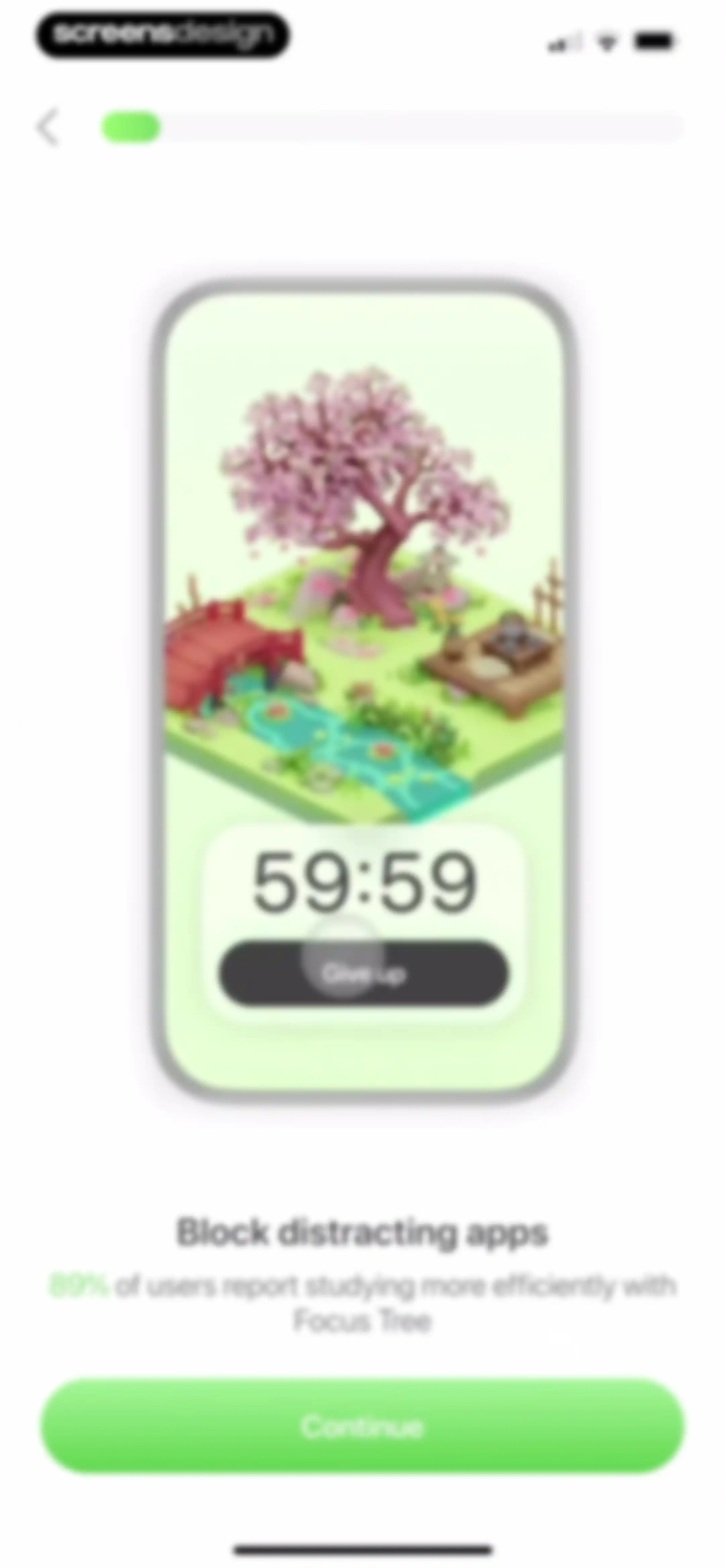 Focus Tree: Timer & Flashcards screen 3